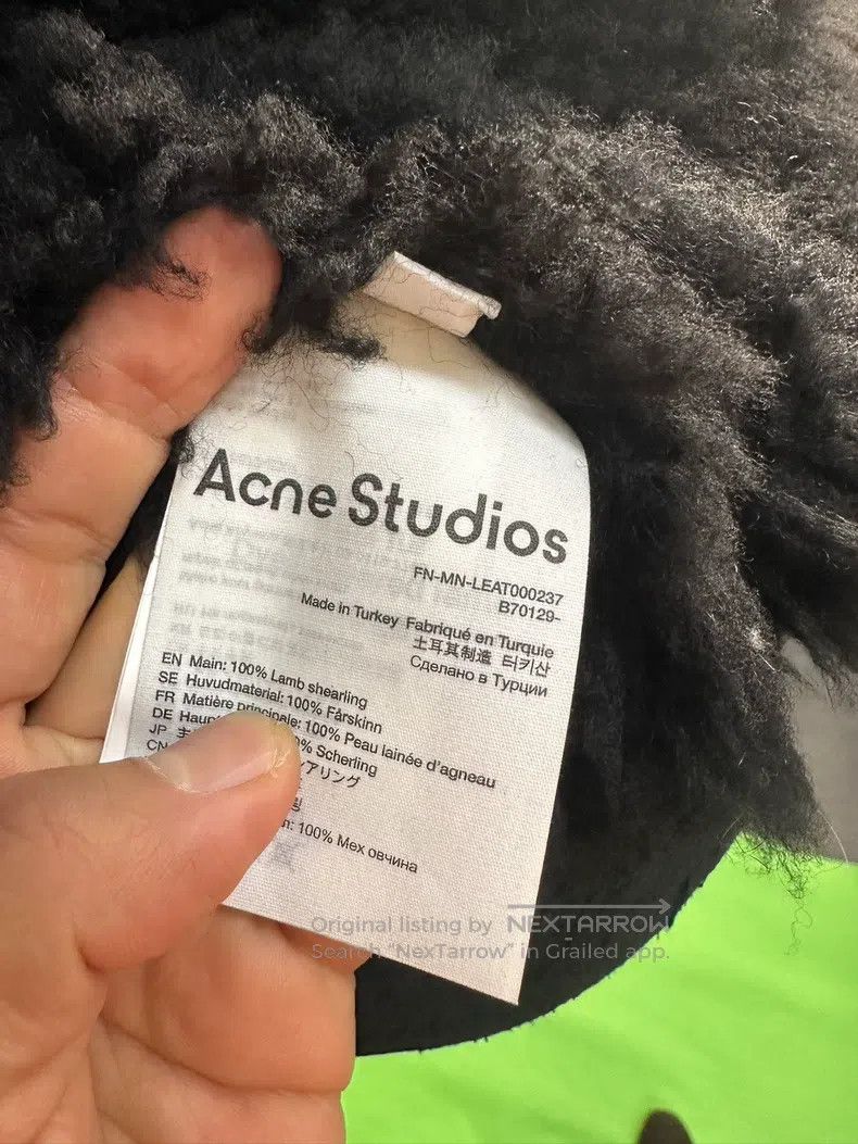 Acne Studios Acne Studios Men's Sheepskin and Fur Jacket Size US M / EU 48-50 / 2 - 4 Thumbnail