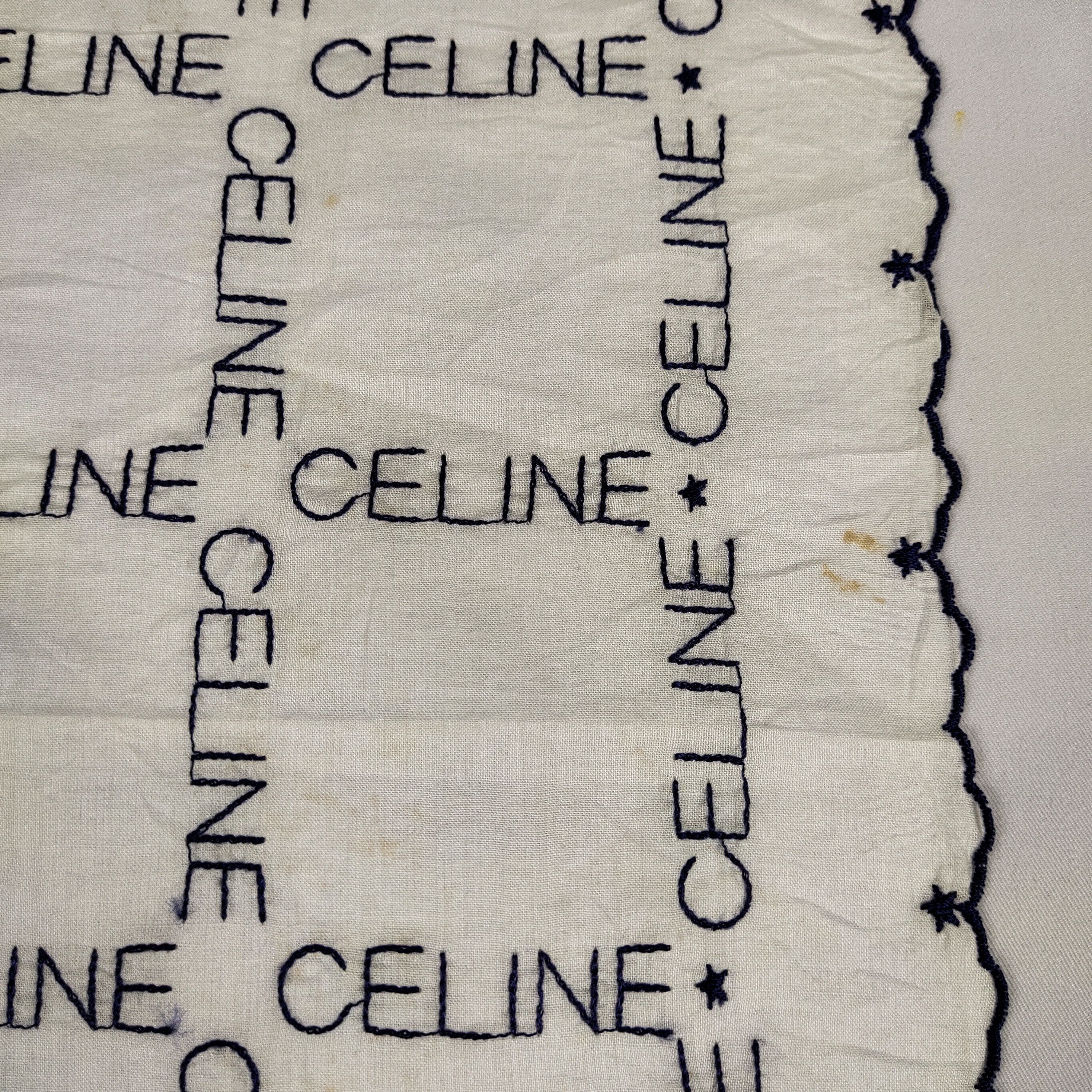 Celine × Vintage Celine Handkerchief / Neckerchief / Bandana FZ244 Size ONE SIZE - 6 Thumbnail
