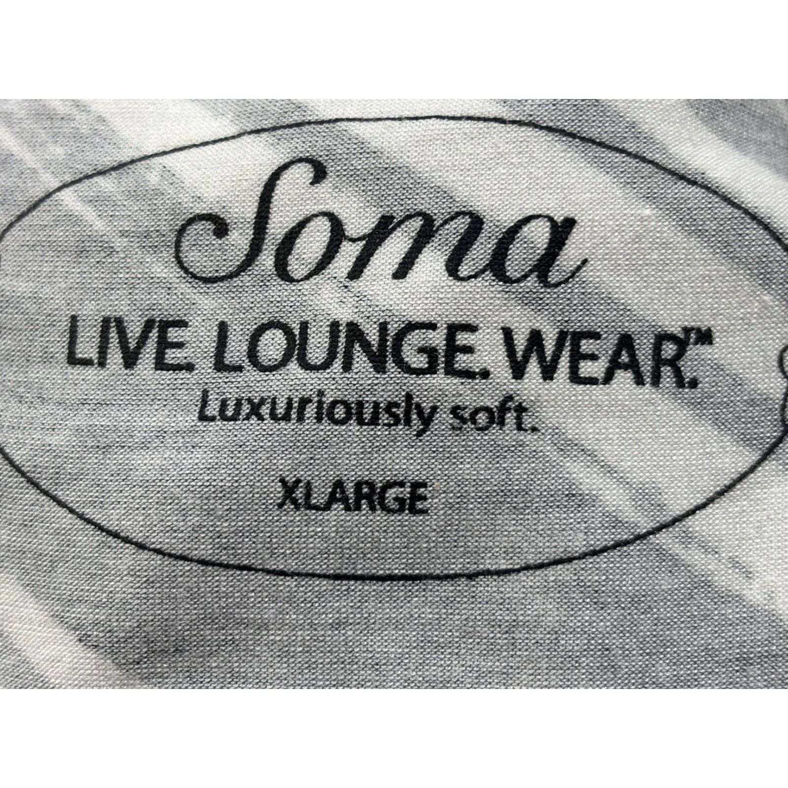Vintage VINTAGE Soma Women Sleeveless Geometric Dress XL Black White A-Line Casual Travel Stretch Size XL / US 12-14 / IT 48-50 - 6 Thumbnail