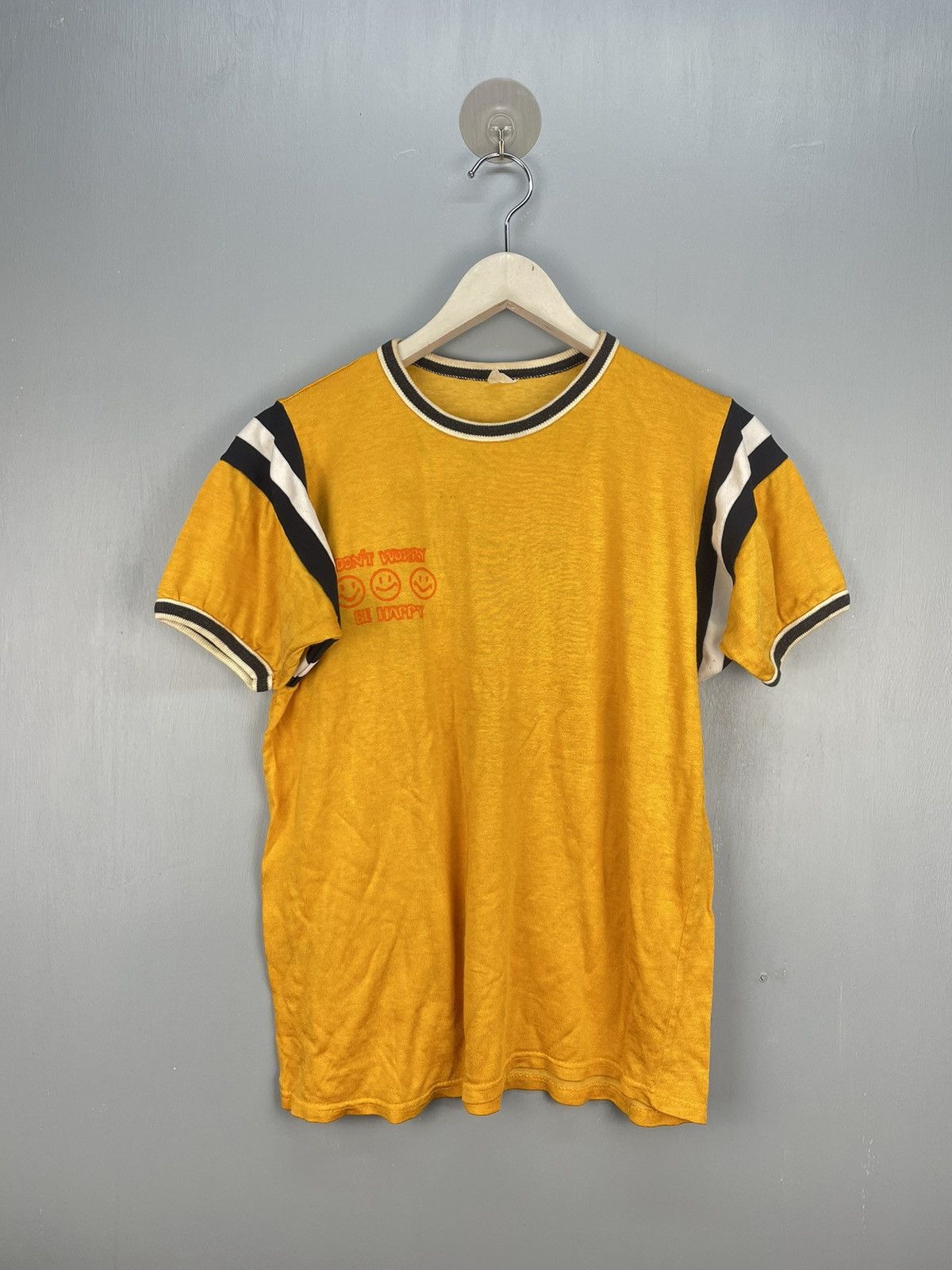 Vintage 70s Curtis Graphics rayon jersey shirt