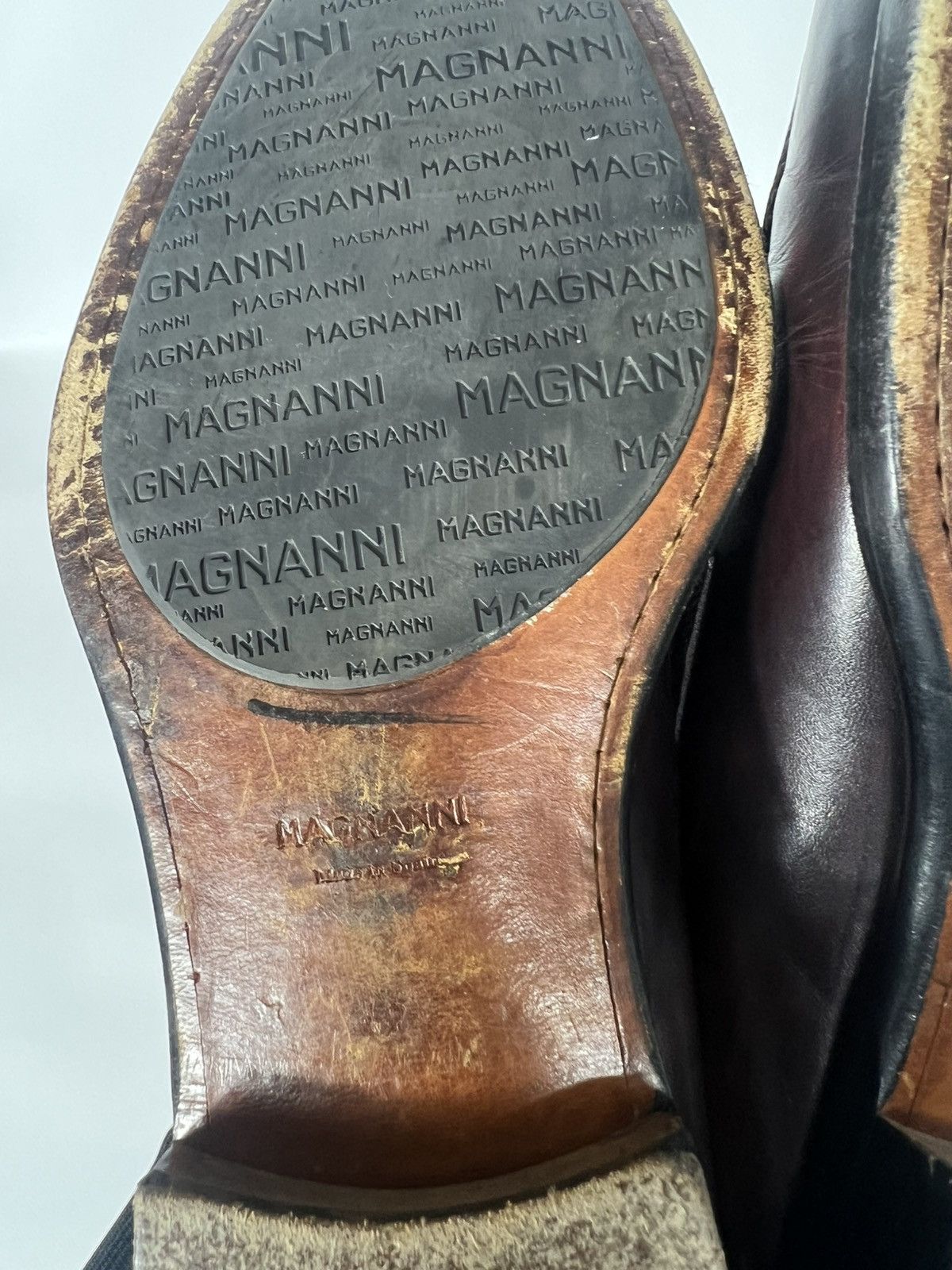 Magnanni Vintage luxury designer Magnanni Leather Dress Shoes Size 42 Size US 9 / EU 42 - 10 Thumbnail