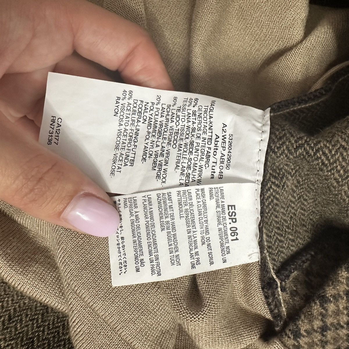 Weekend Max Mara Max Mara Weekend Wool Skirt Suit-Checked Blazer&Skirt Set Size L / US 10 / IT 46 - 20 Thumbnail