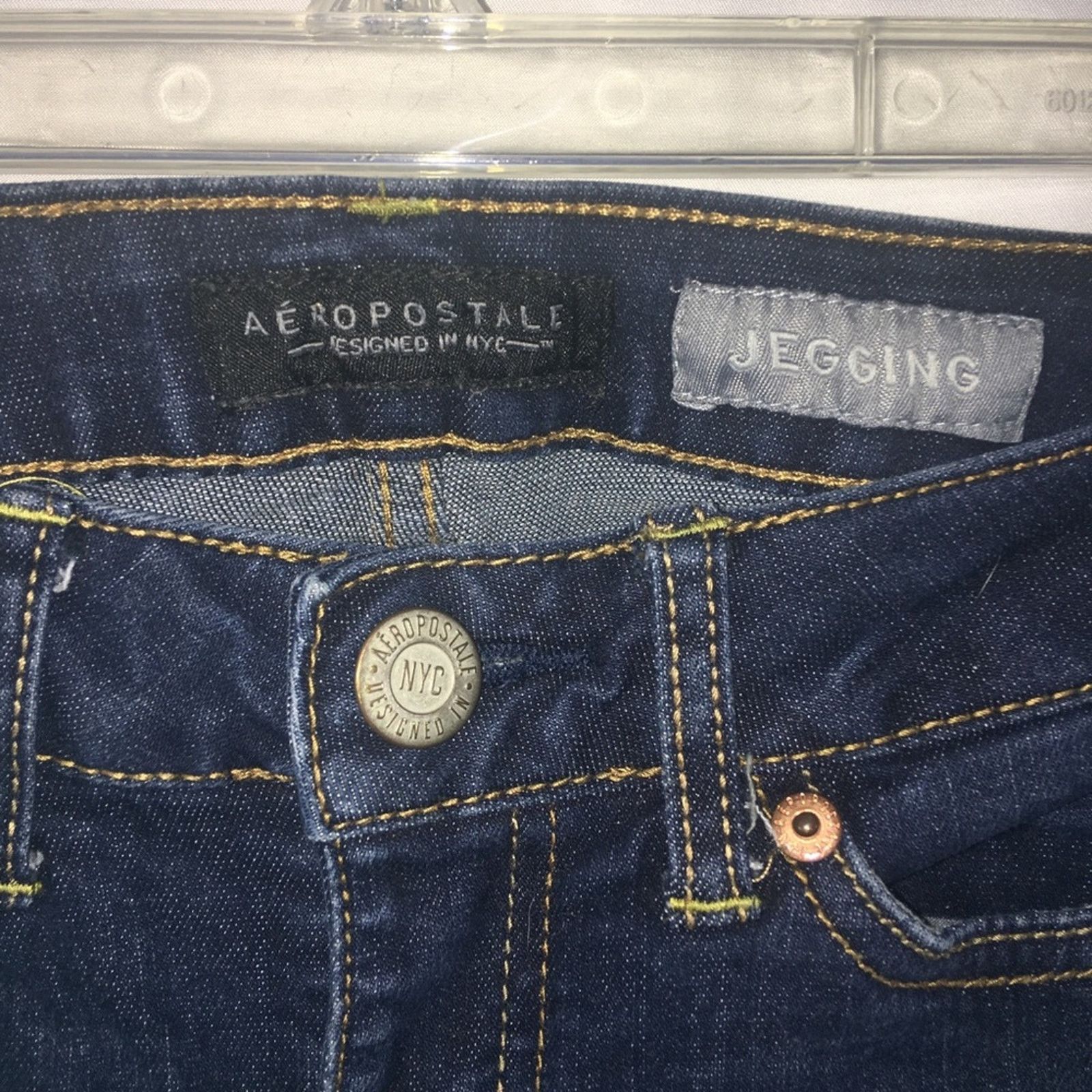 Aeropostale Aeropostale Jeggings Women's Medium Wash Size 00 Short Size 24" / US 00 / IT 34 - 4 Thumbnail