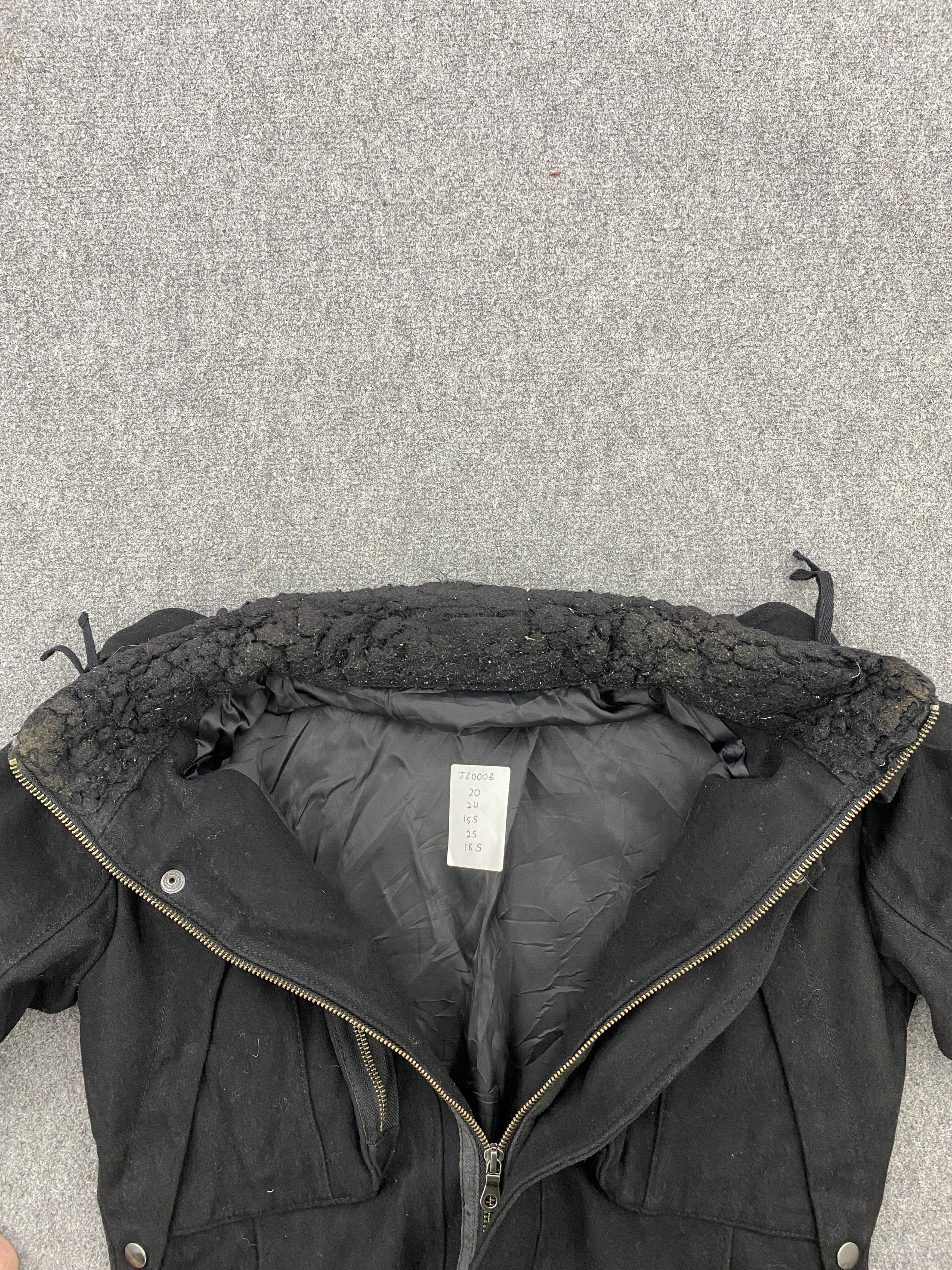 PPFM Vintage PPFM Zipper Ups Wool Punk Jacket Black JZ0003 Size US M / EU 48-50 / 2 - 15 Thumbnail