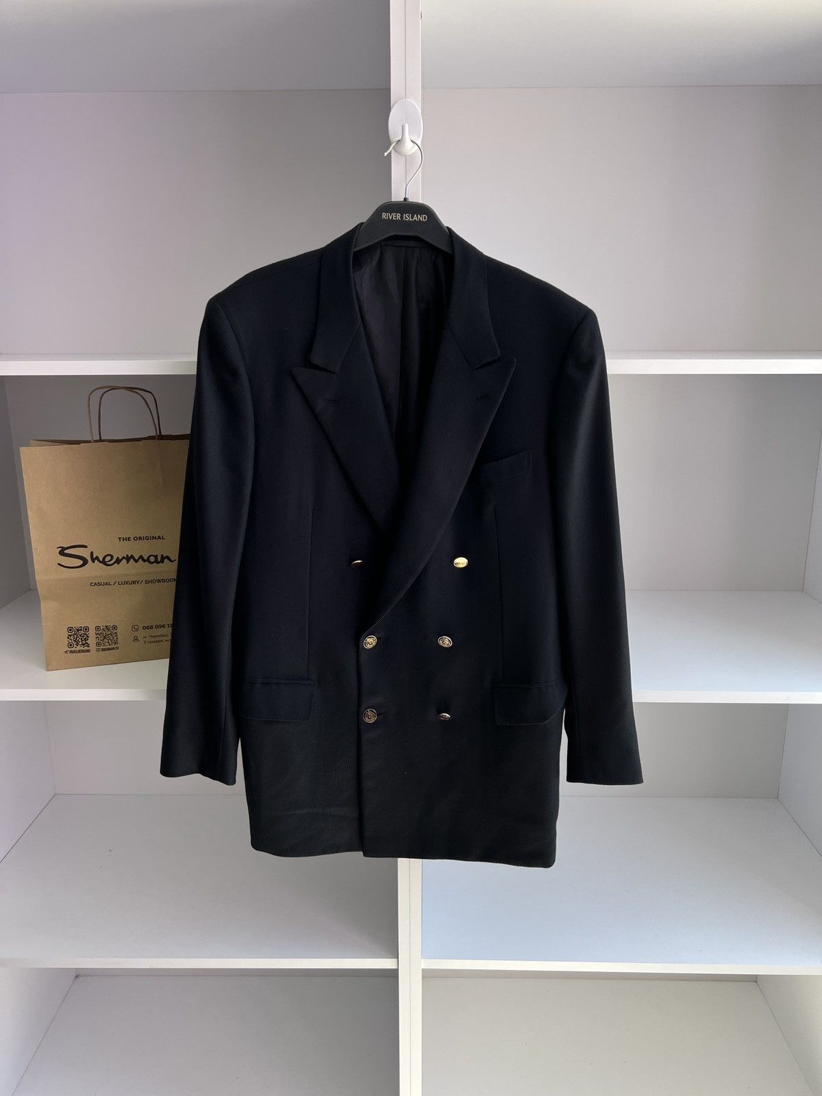 Brioni × Vintage Vintage Brioni Luxury Blazer Size 54L - 2 Thumbnail