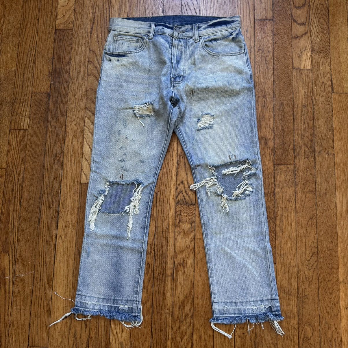 MNML Mnml distressed Jeans Size US 29 - 1 Thumbnail