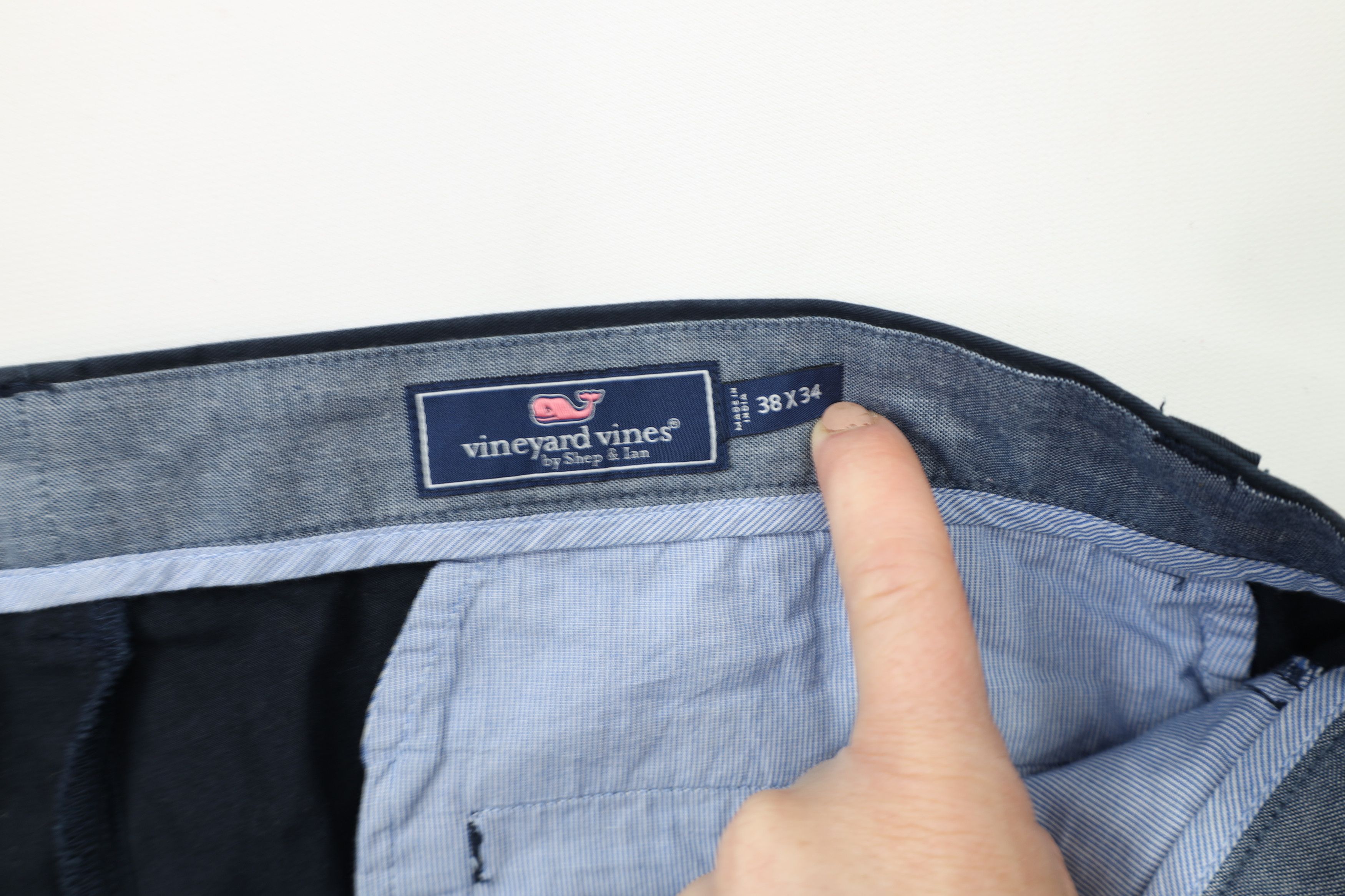Vineyard Vines × Vintage Vineyard Vines Straight Leg Breaker Chino Chinos Pants Blue Size US 38 / EU 54 - 8 Thumbnail