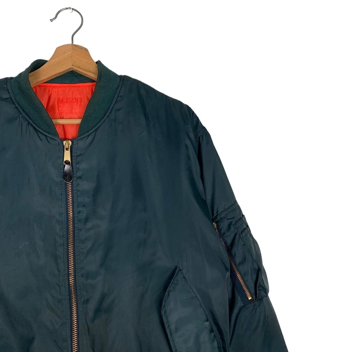 Vintage MACHOPE Air Force MA-1 Bomber Flight Jacket #0863-C39 Size US L / EU 52-54 / 3 - 5 Thumbnail