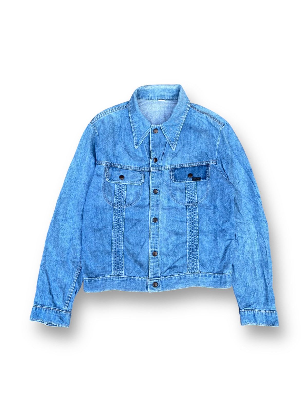 Vintage Vintage 90s Snap Button Denim Jacket. #D5 Size US M / EU 48-50 / 2 - 1 Thumbnail