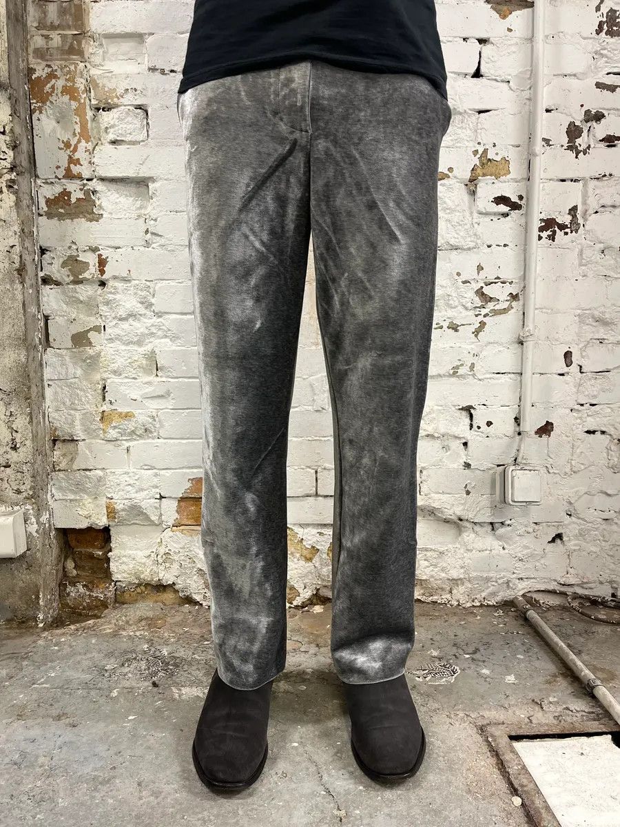 Giorgio Armani AW2018 Giorgio Armani Belted Wide Soft Grey Silver Pants Size US 30 / EU 46 - 2 Thumbnail