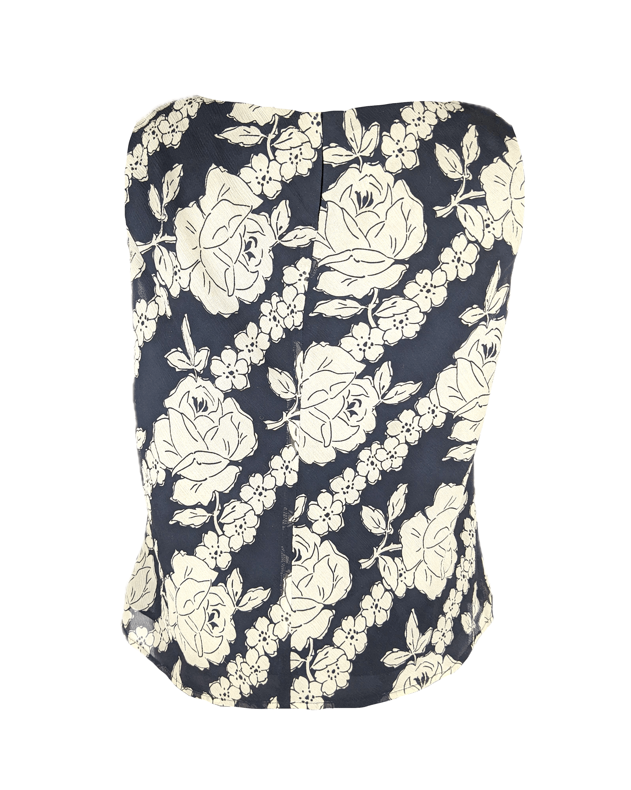 Ann Taylor Ann Taylor Silk Sleeveless Floral Blouse Size XL / US 12-14 / IT 48-50 - 4 Thumbnail