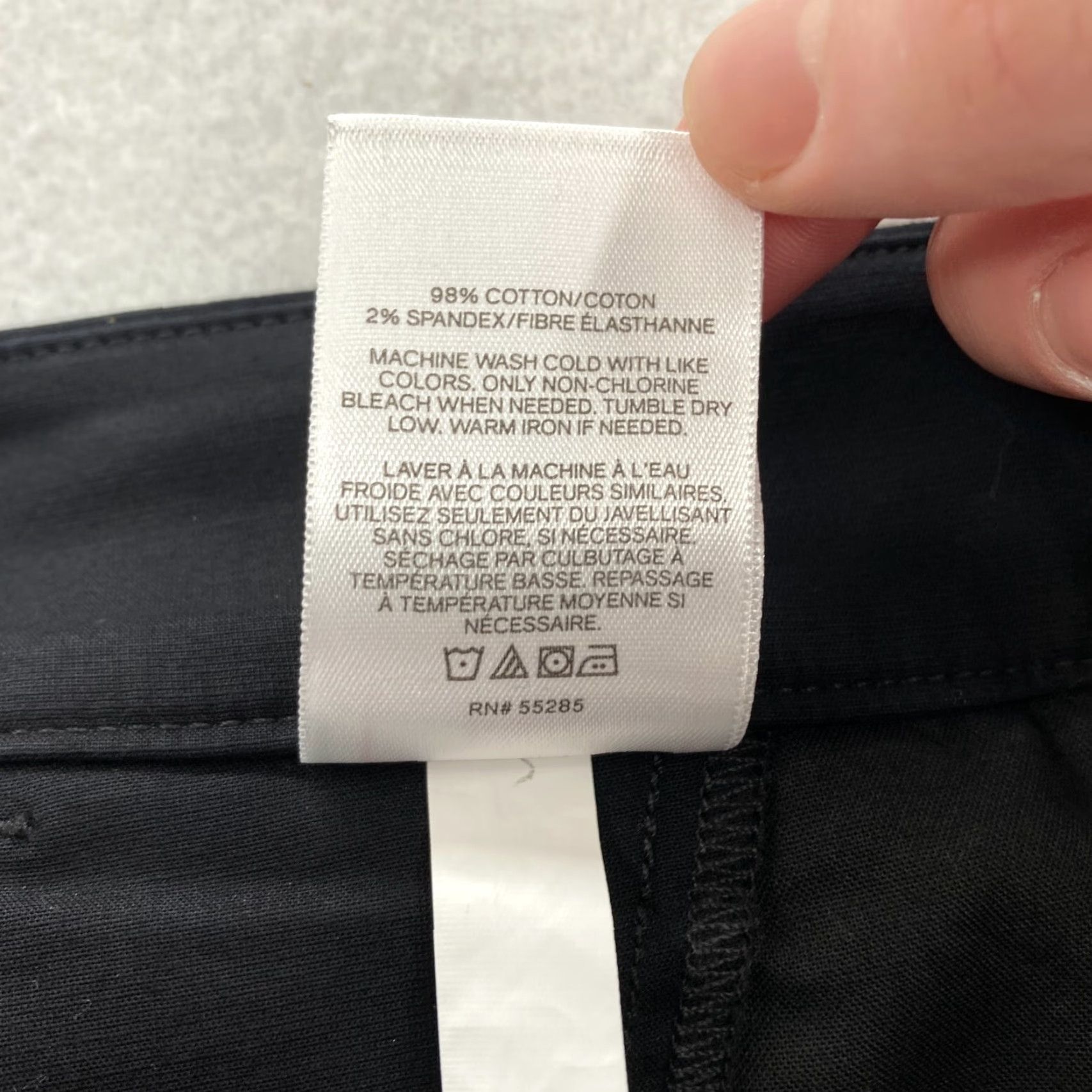 Express Express Pants Mens 32x27 Black Performance Stretch Fabric Slim Leg Mid Rise NWOT Size US 32 / EU 48 - 6 Thumbnail