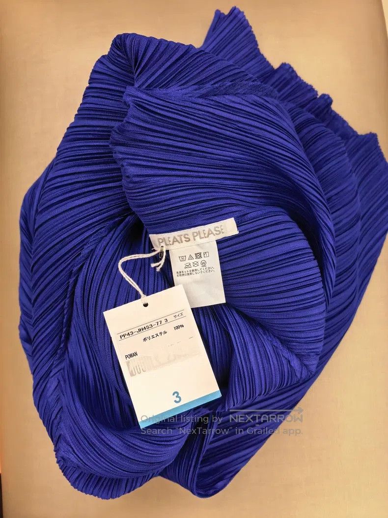 Issey Miyake Issey Miyake Blue Kelp Dress Size L / US 10 / IT 46 - 2 Thumbnail