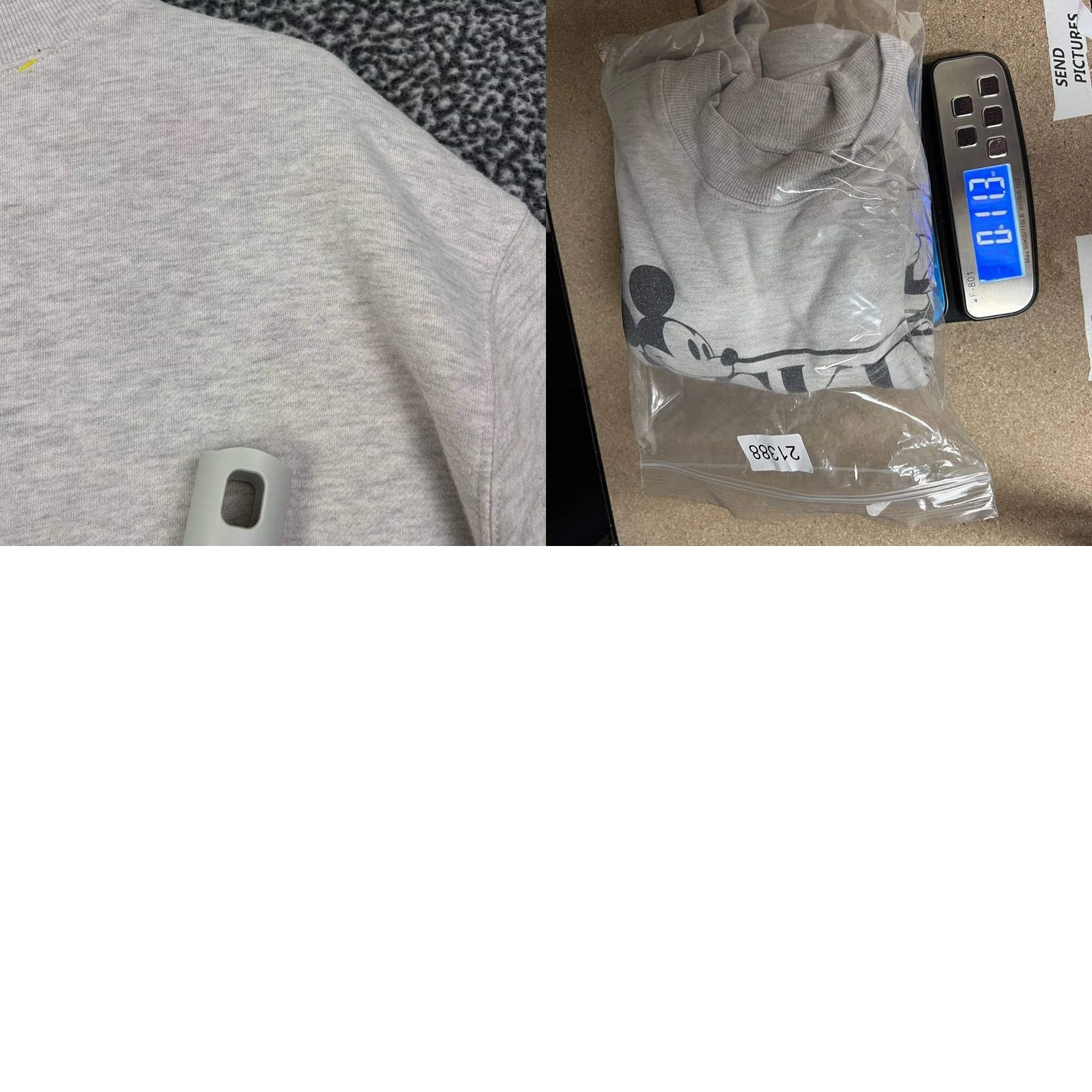 Disney Disney Mickey Mouse Sweatshirt Men Large Gray Crew Neck Graphic Pullover L Size US L / EU 52-54 / 3 - 8 Thumbnail