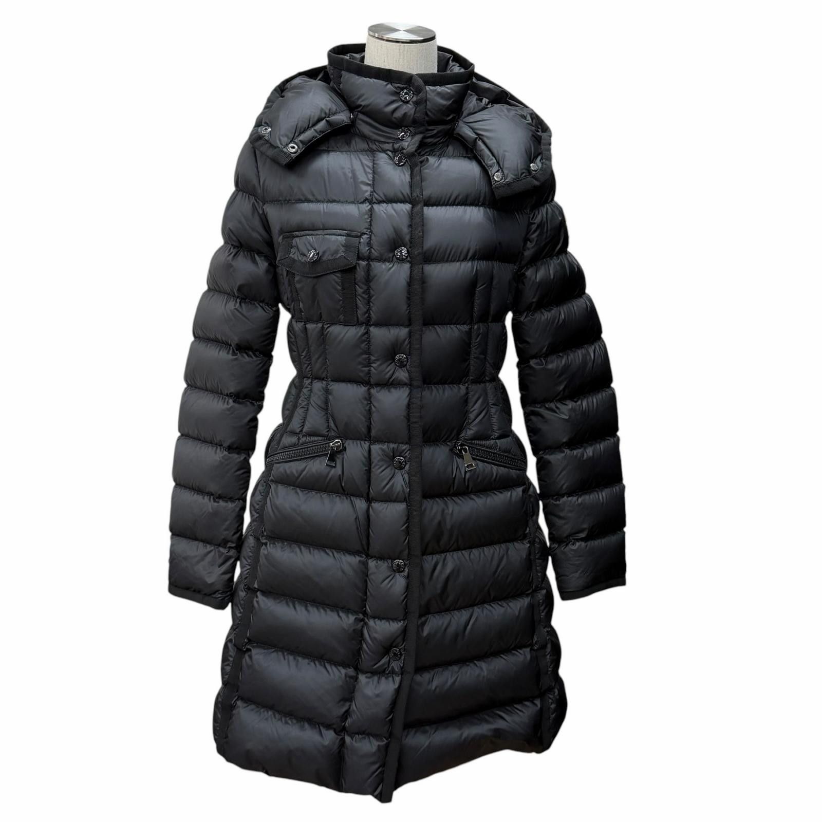 Moncler Moncler Moncler Hermine Down Coat Textile Outerwear DUTY FREE for USA Size ONE SIZE - 1 Thumbnail