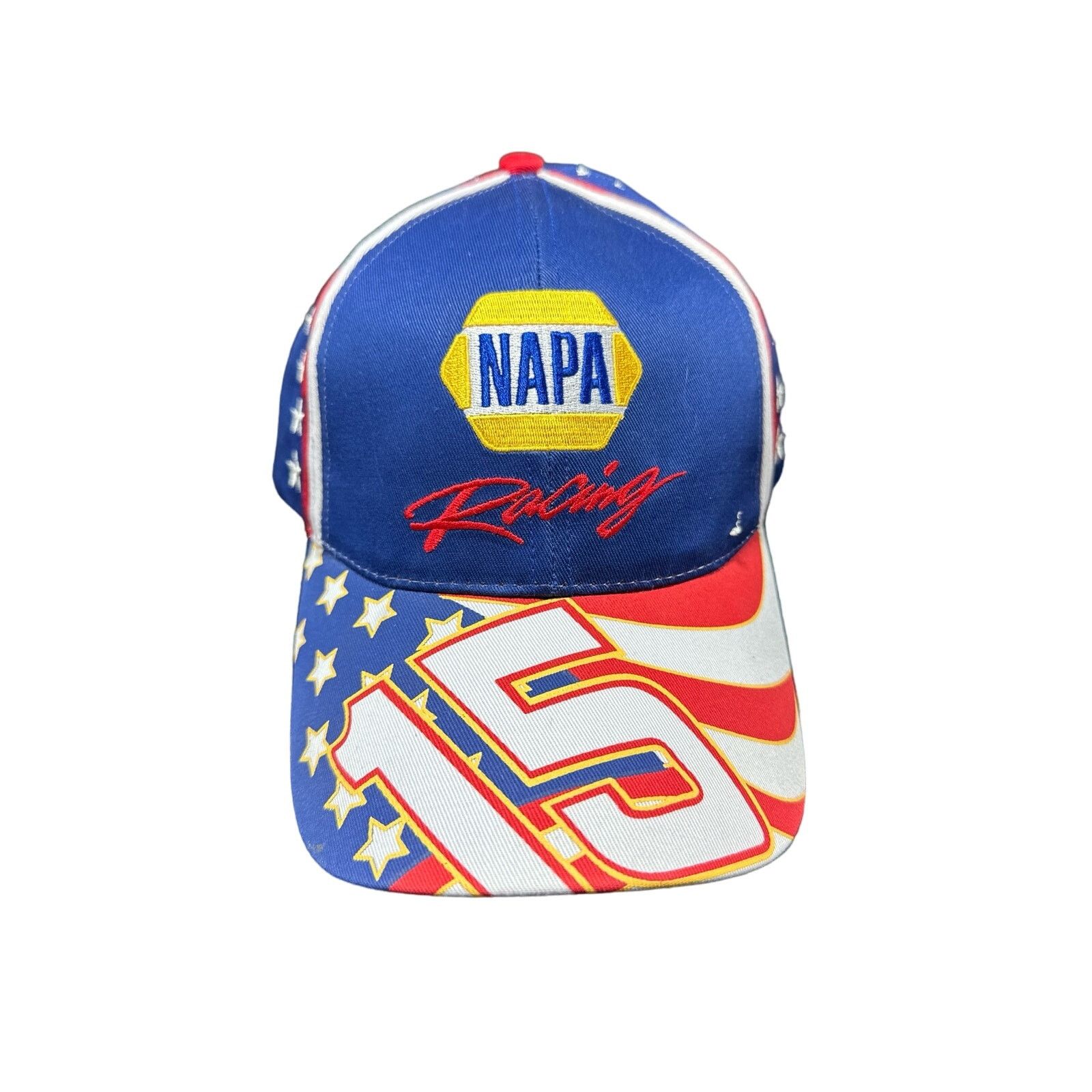 NASCAR NAPA Nascar #15 Michael Waltrip Hat Cap Strapback Stars USA Size ONE SIZE - 2 Thumbnail