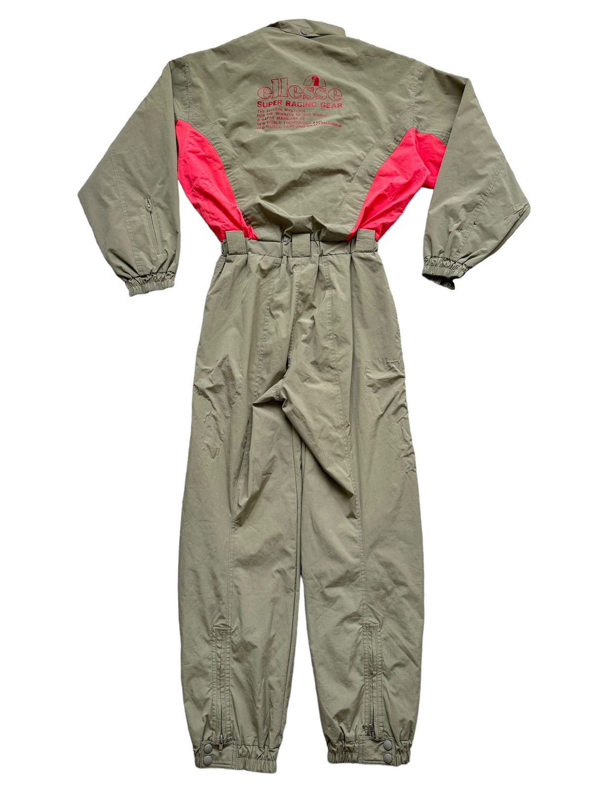 Vintage Ellesse Coverall Japanese Super Racing Gear