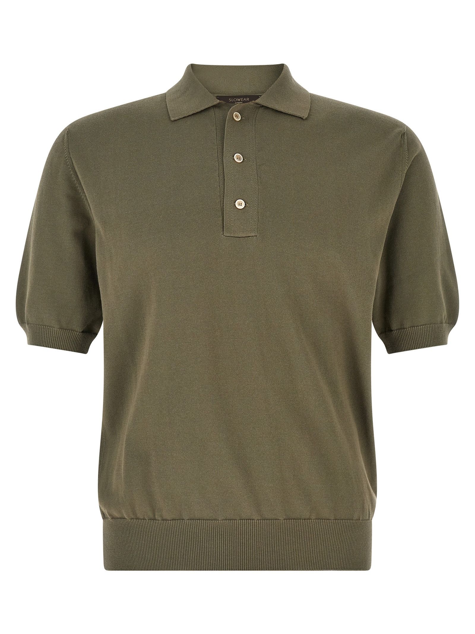 Zanone Cotton knit polo shirt Size US XXL / EU 58 / 5 - 1 Thumbnail