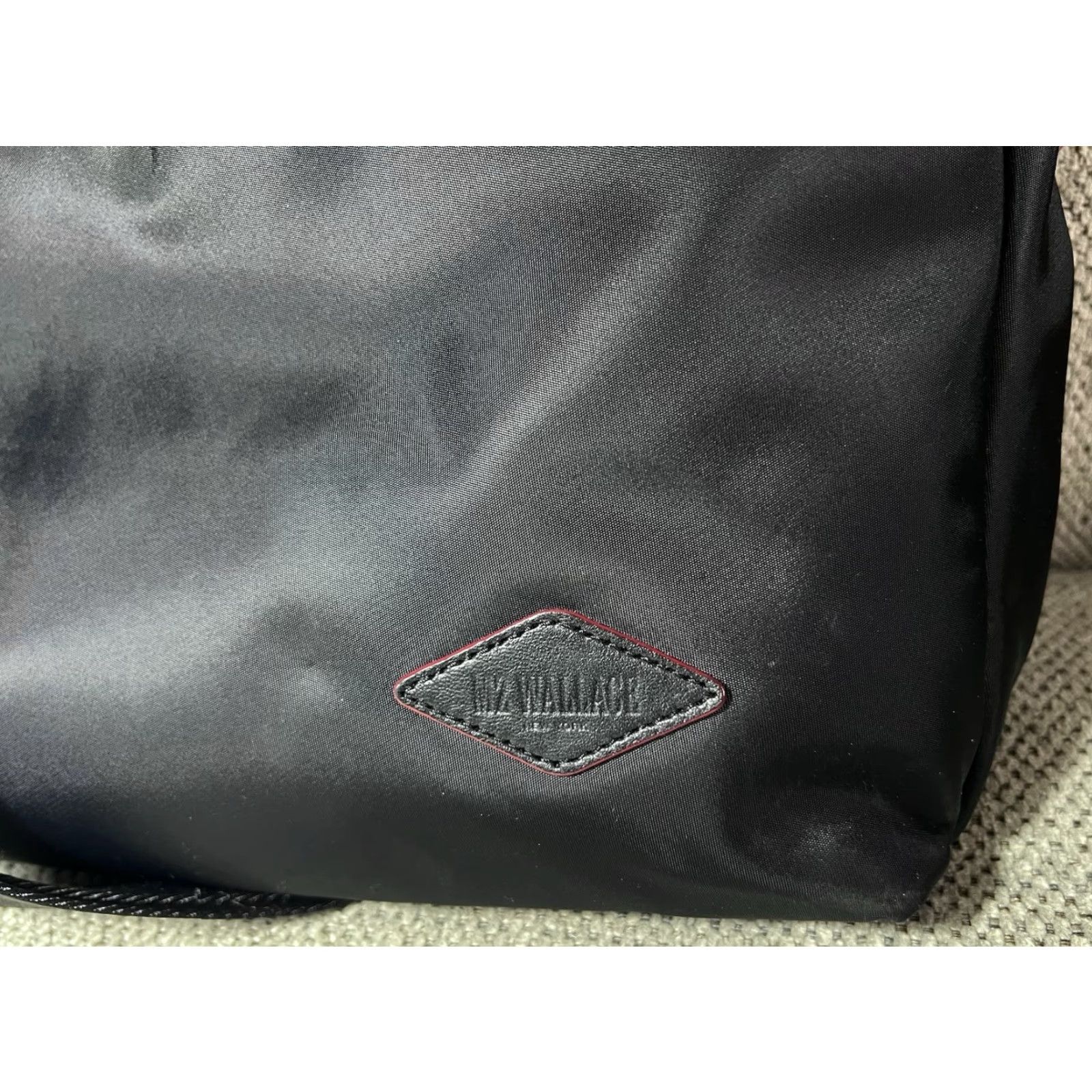 MZ Wallace MZ Wallace Bleeker New York Slim Nylon Briefcase Black Messenger Crossbody Bag Large Men Laptop Bag nylon Black 16”x12”x3” (Pattern: Solid) Size ONE SIZE - 7 Thumbnail