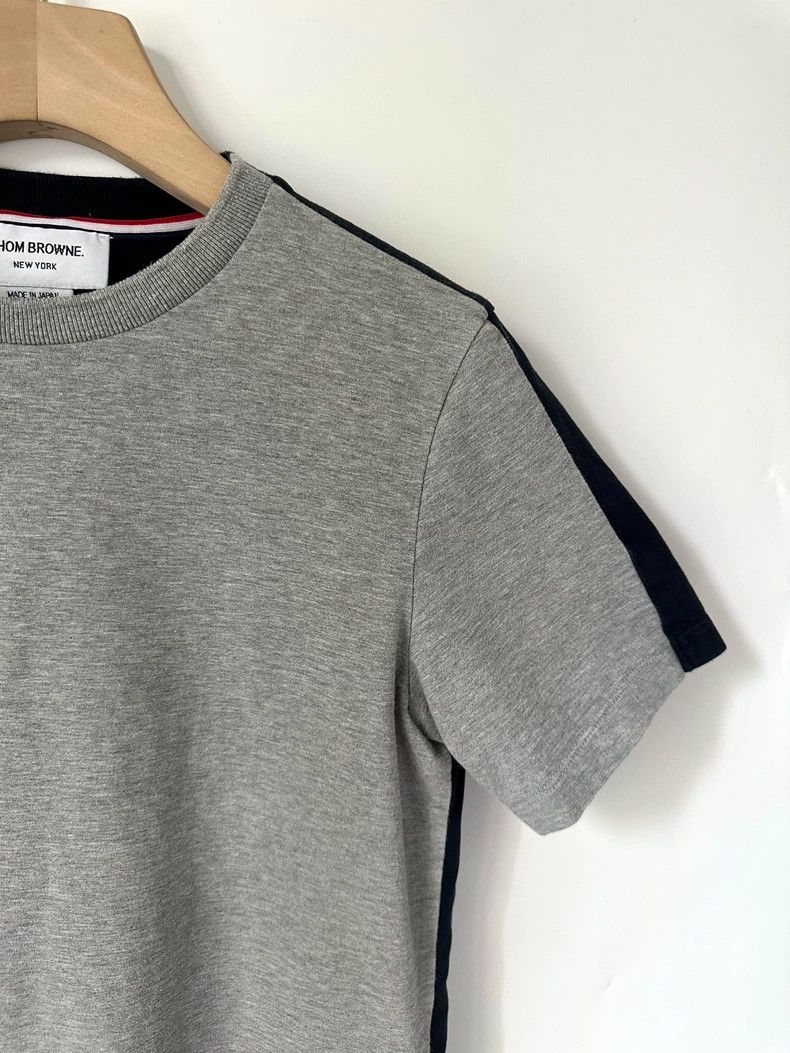 Thom Browne Thom Browne Gray and blue patchwork short sleeves Size US M / EU 48-50 / 2 - 5 Thumbnail