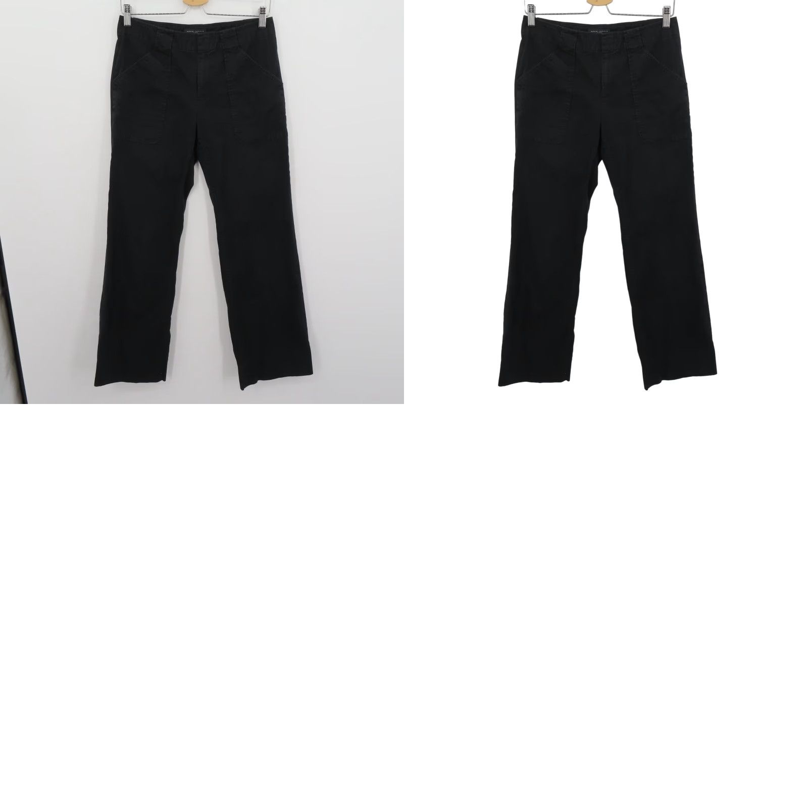 Banana Republic Banana Republic Womens 6 Martin Black Cotton Blend Trouser Career Pants Pockets Dress Pants/Workwear/Business Casual (Regular) Black Womens Pants Size 28" / US 6 / IT 42 - 8 Thumbnail
