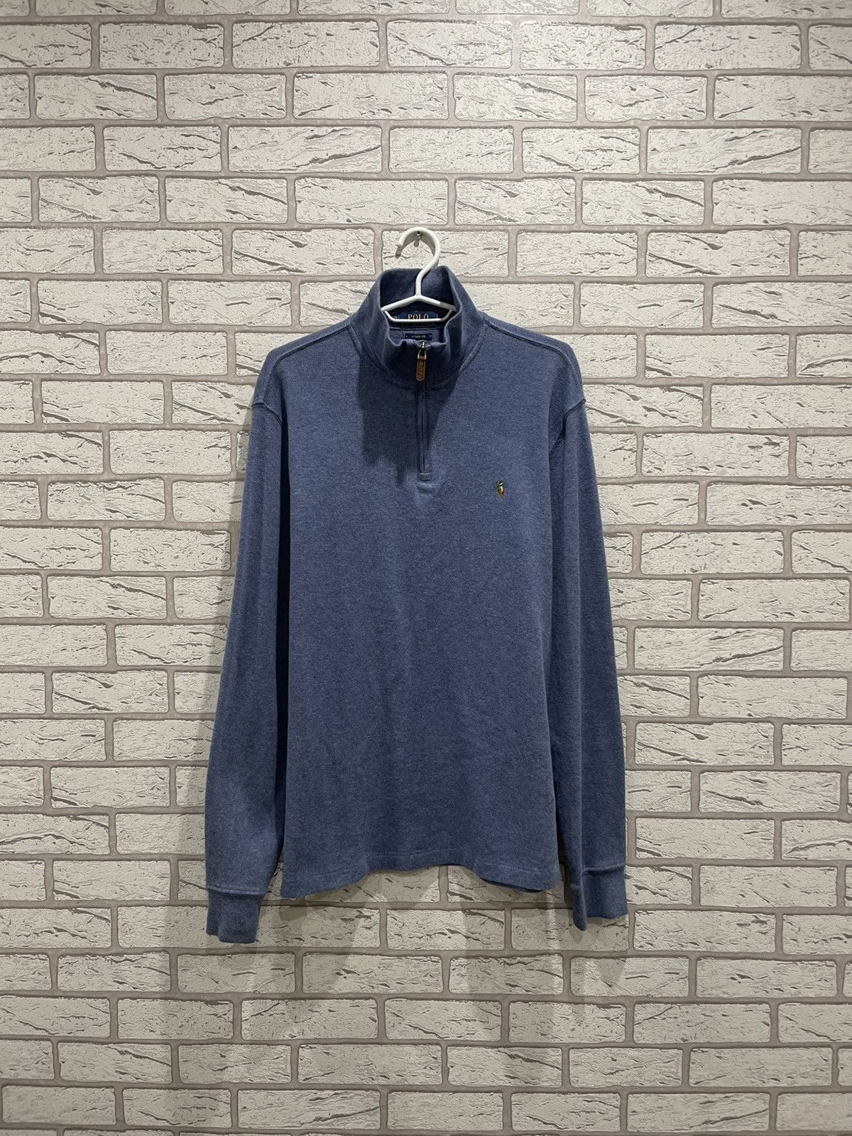 Polo Ralph Lauren × Vintage Polo Ralph Lauren PRL 1/3 1/4 Zip Sweater Size US M / EU 48-50 / 2 - 2 Thumbnail