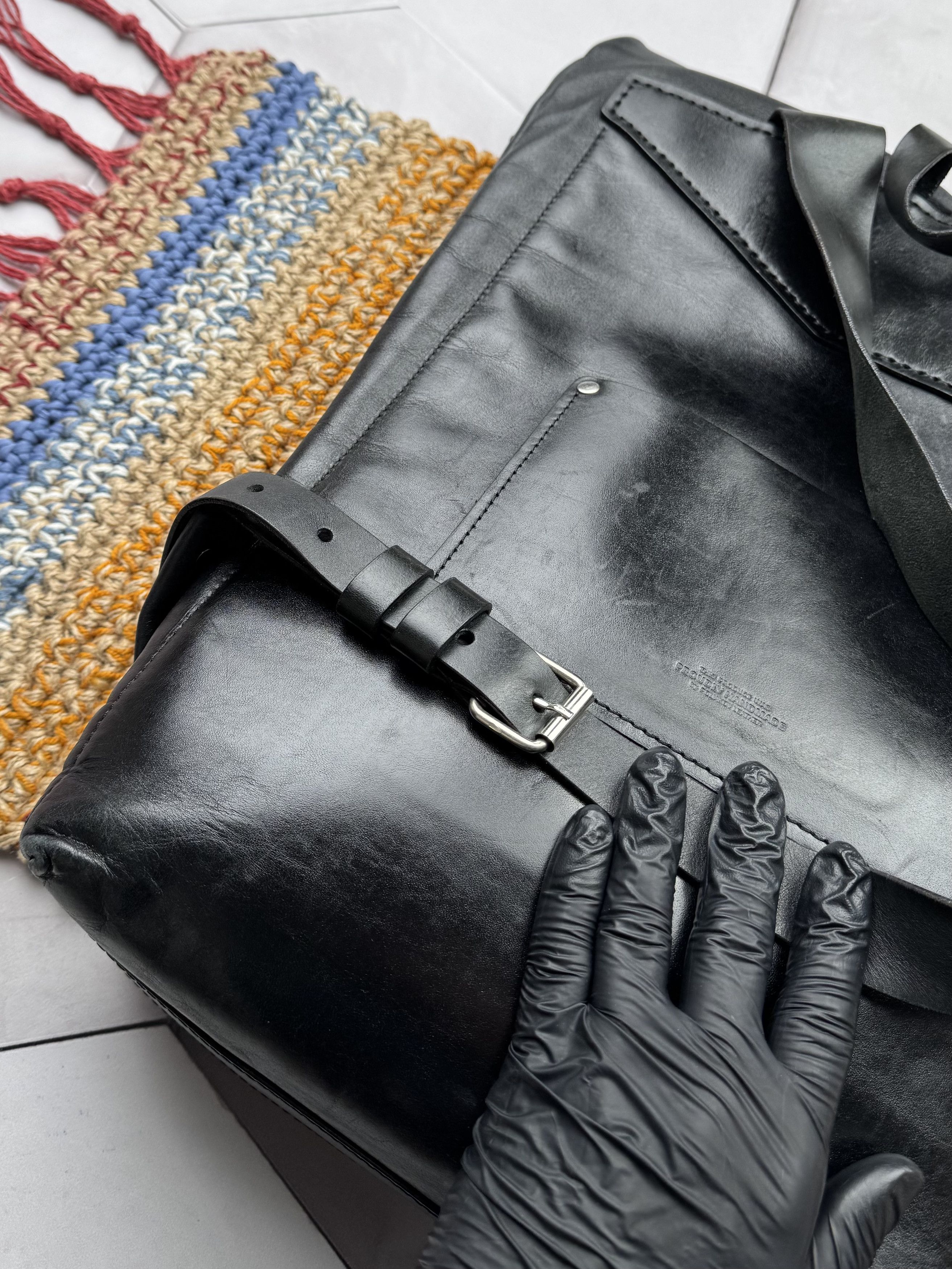Vintage Vintage Leather Backpack (ES9) Size ONE SIZE - 9 Thumbnail