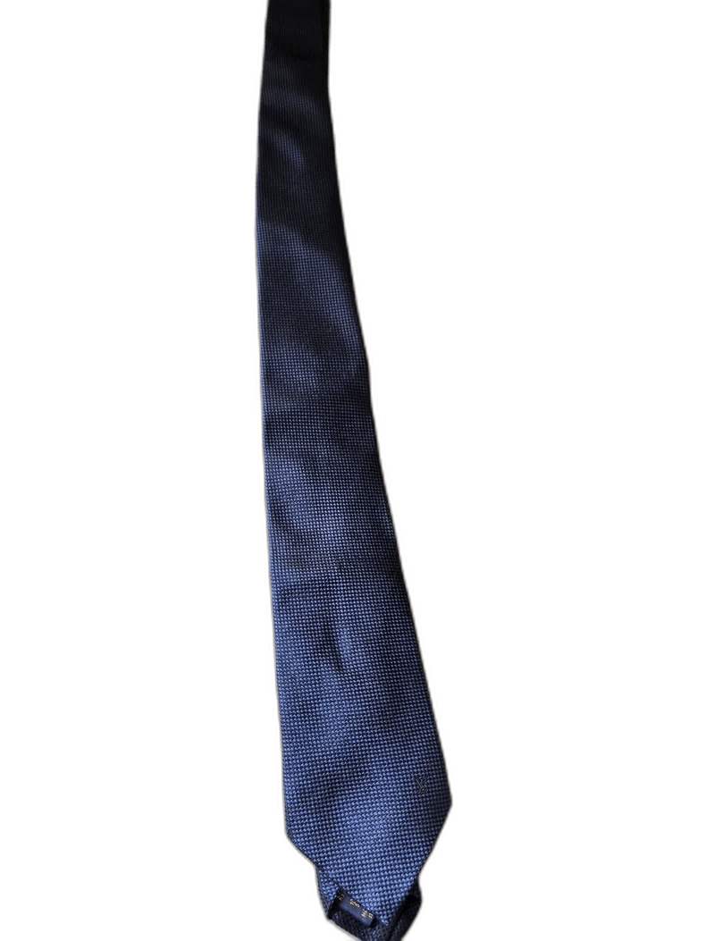 Louis Vuitton stylish blue patterned men's tie-2507 Size ONE SIZE - 1 Thumbnail