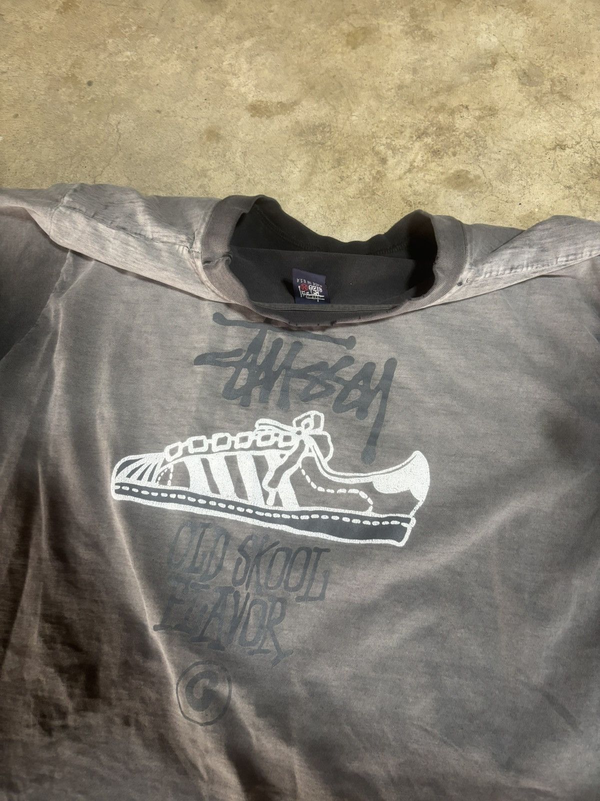 Stussy faded Vintage 90s adidas Stussy tee Size US M / EU 48-50 / 2 - 1 Thumbnail
