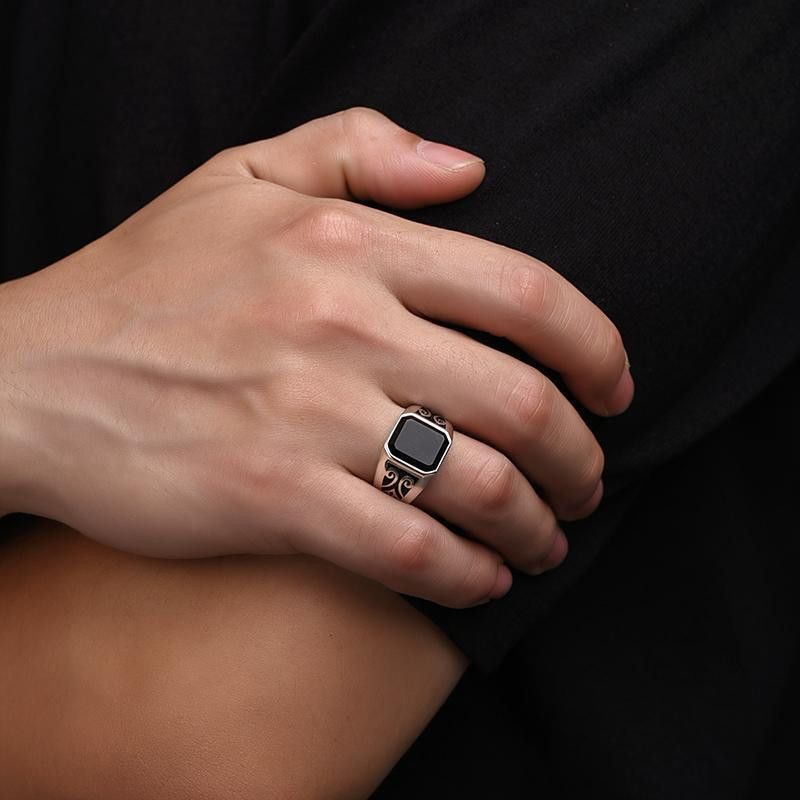 Jewelry Vibe Jewelry Rings Open Size Chrome Ring (Size 7-13) Size ONE SIZE - 3 Thumbnail