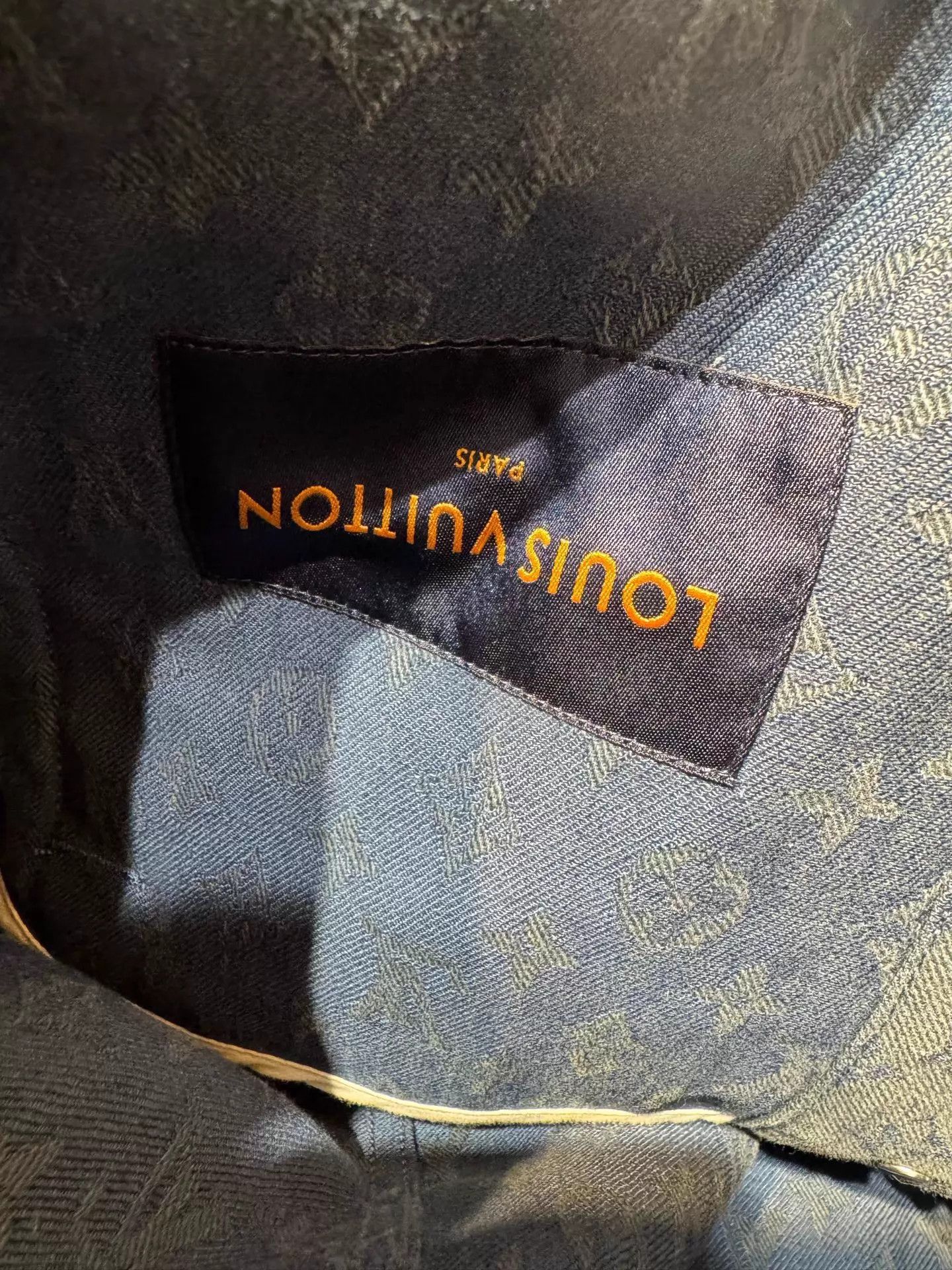 Louis Vuitton Louis Vuitton slate blue Monogram all over denim 48 new Size US M / EU 48-50 / 2 - 5 Thumbnail
