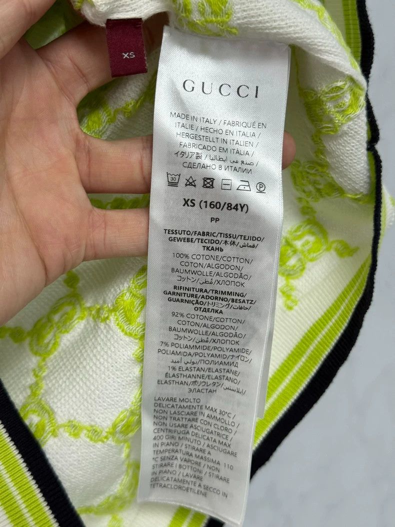 Gucci Gucci New old flower full print green and white color bloc Size XS / US 0-2 / IT 36-38 - 3 Thumbnail