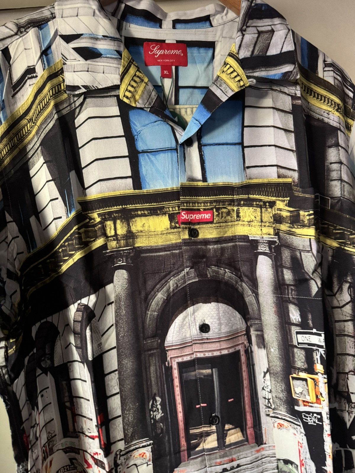 Supreme Supreme 190 Bowery Rayon S/S Shirt Size US XL / EU 56 / 4 - 5 Thumbnail