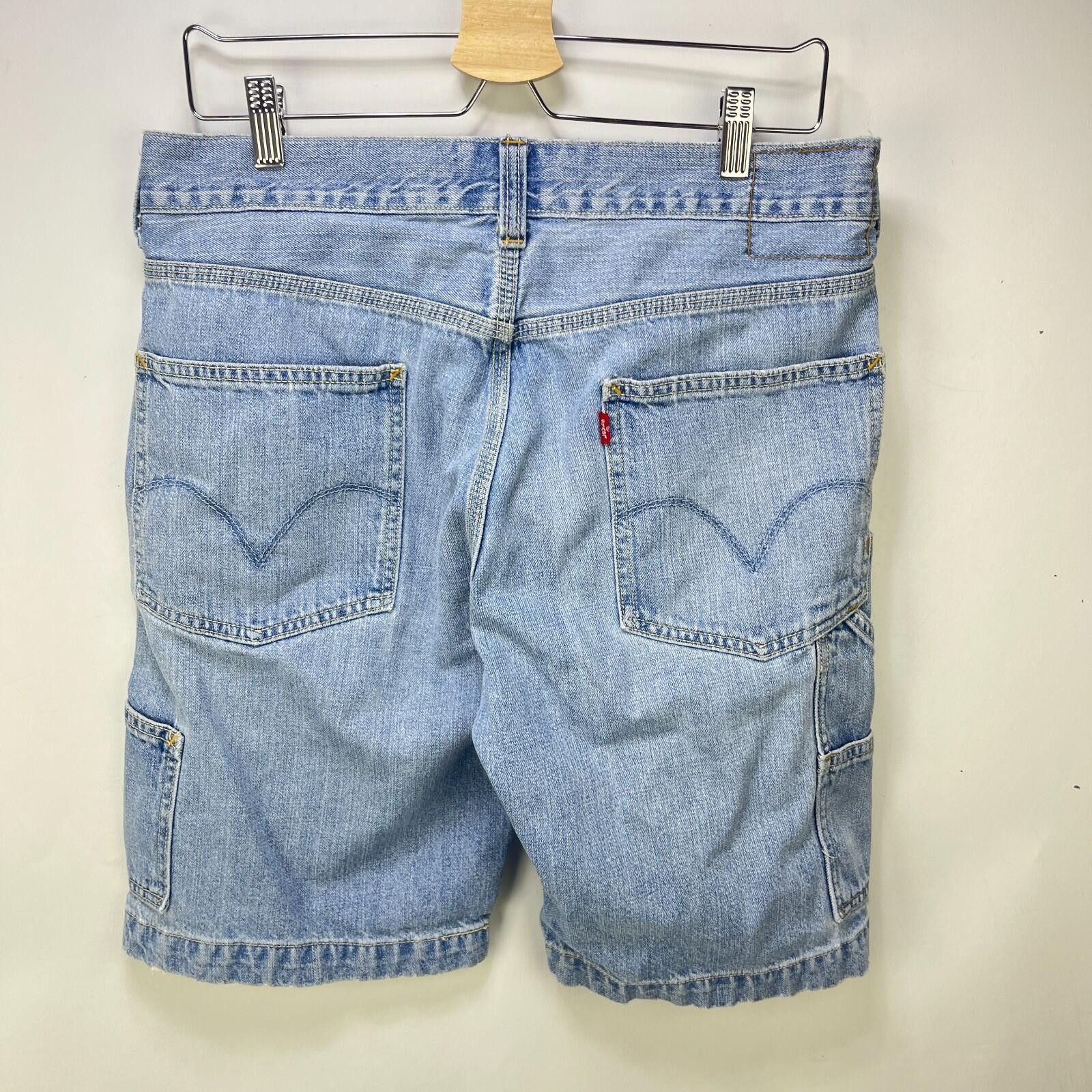 Levi's Vintage Levi's Loose Carpenter Denim Jean Shorts 32 Size US 32 / EU 48 - 1 Thumbnail
