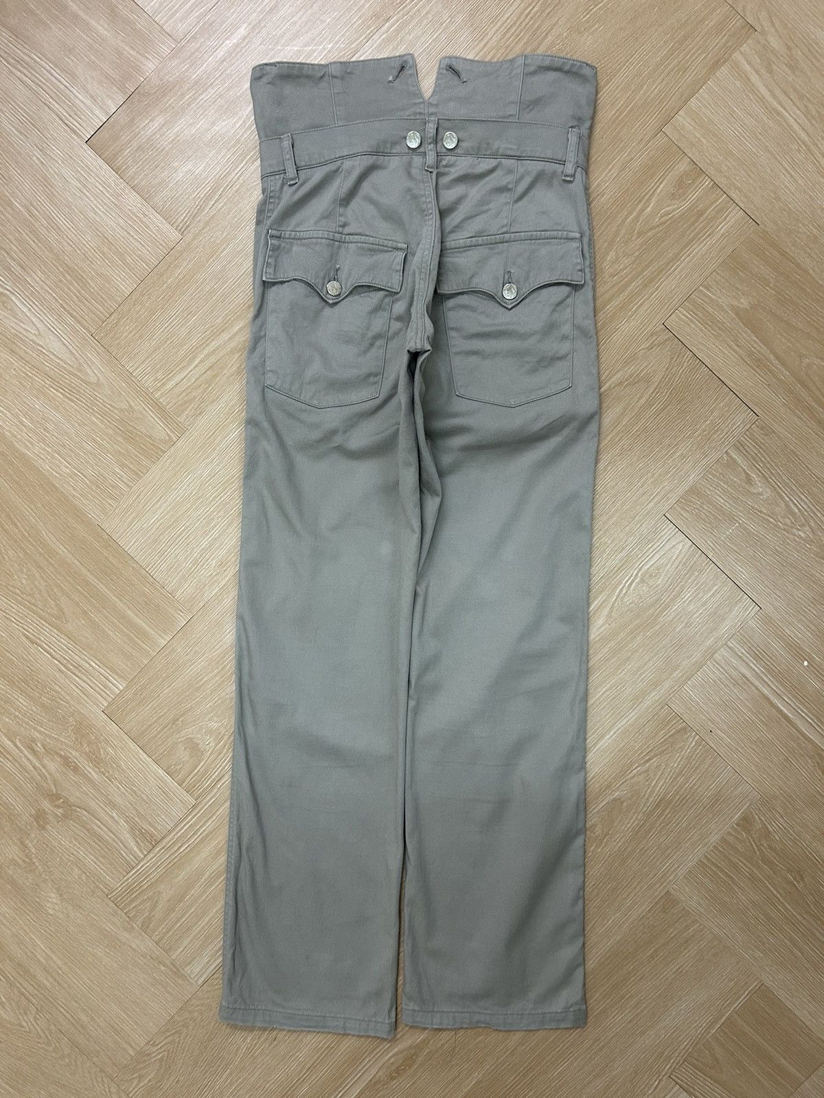 CABANE de ZUCCa × Issey Miyake × Zucca Vintage Zucca Double Waist Pants by Issey Miyake Size US 30 / EU 46 - 5 Thumbnail