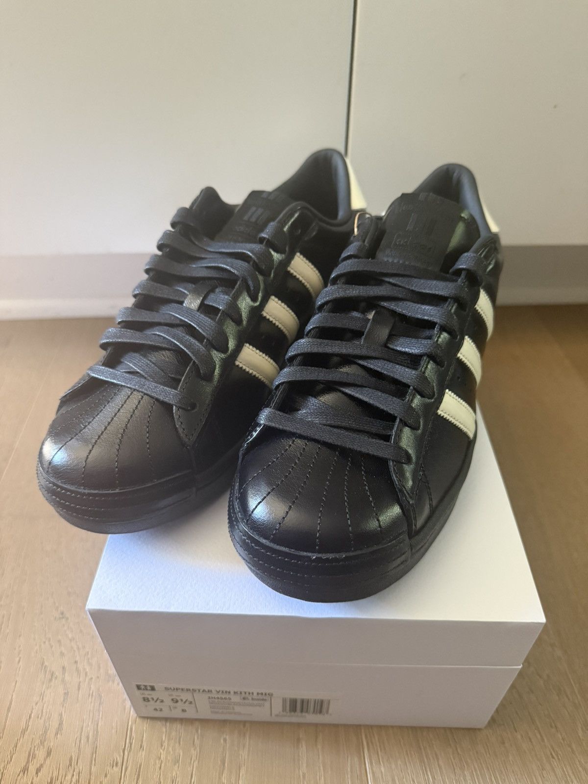 Adidas × Kith Ronnie Fieg KITH adidas Superstar Vintage MiG Black Tie Size US 8.5 / EU 41-42 - 1 Thumbnail