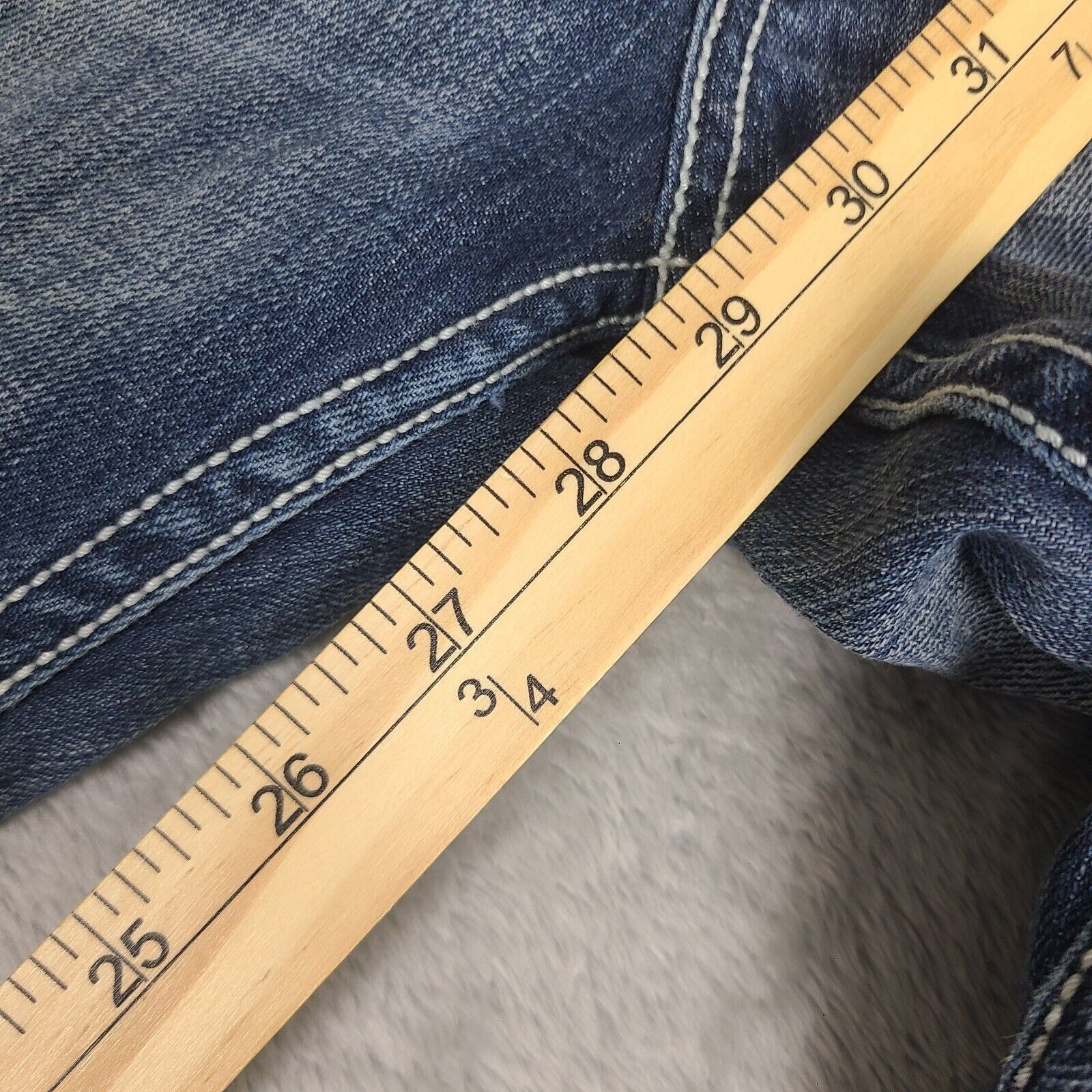 BKE BKE Sabrina Distressed Womens Denim Blue Jeans Waist 29" in Size 29" - 9 Thumbnail