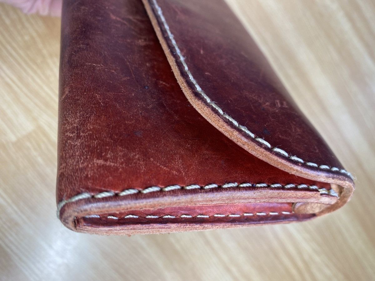 Genuine Leather × Japanese Brand Red Full Leather Long Wallet Size ONE SIZE - 12 Thumbnail