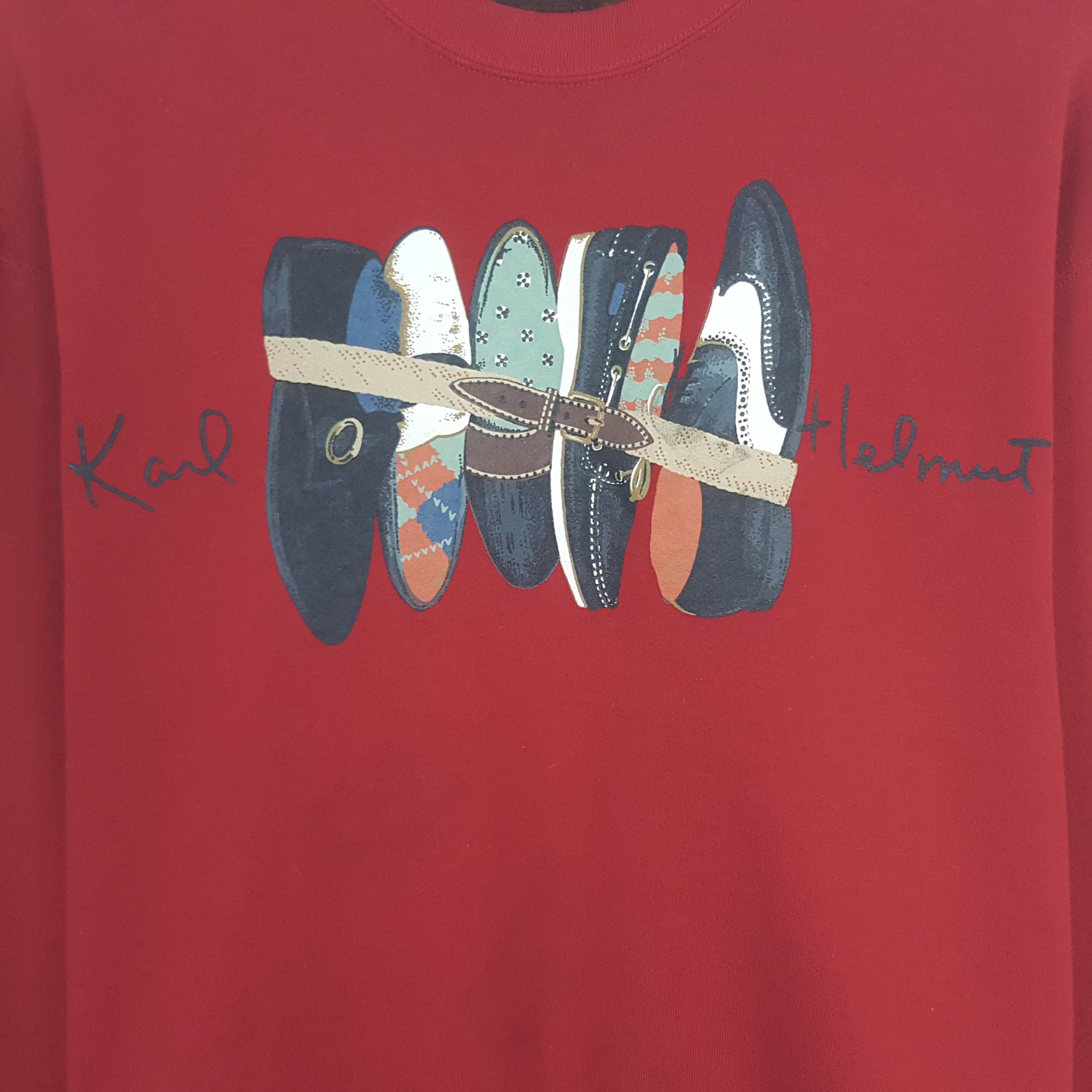 Japanese Brand × Karl Helmut × Vintage Vintage Karl Helmut Sweatshirt Size US M / EU 48-50 / 2 - 2 Thumbnail