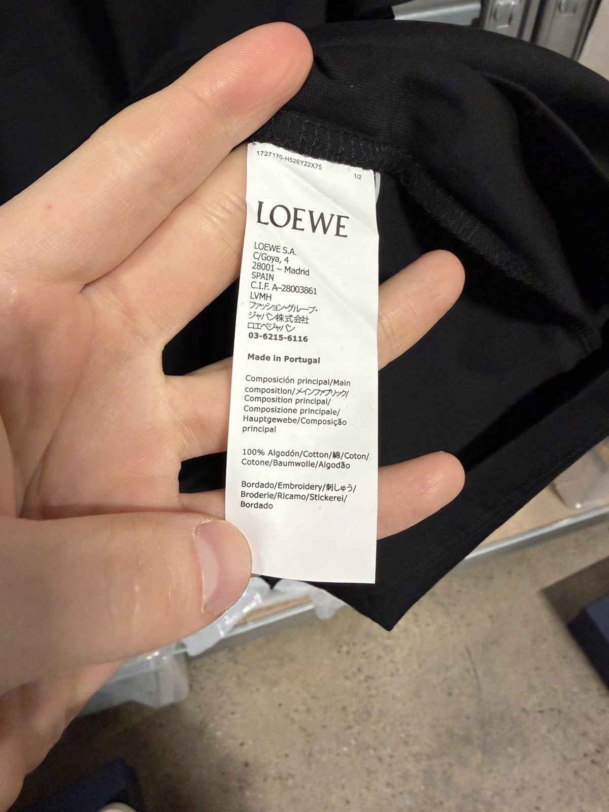 Loewe Loewe Anagram T-Shirt NEW 650$ Size US XL / EU 56 / 4 - 5 Thumbnail
