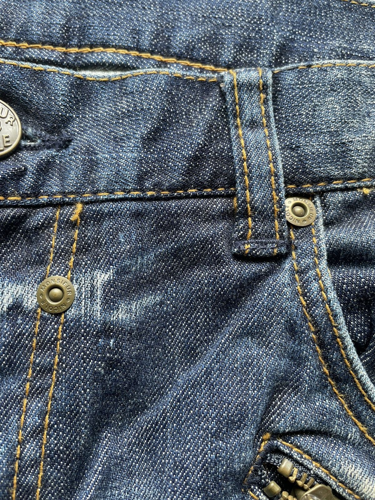 Nicole Club Nicole Club For Men Distressed Denim Pants Size US 34 / EU 50 - 8 Thumbnail
