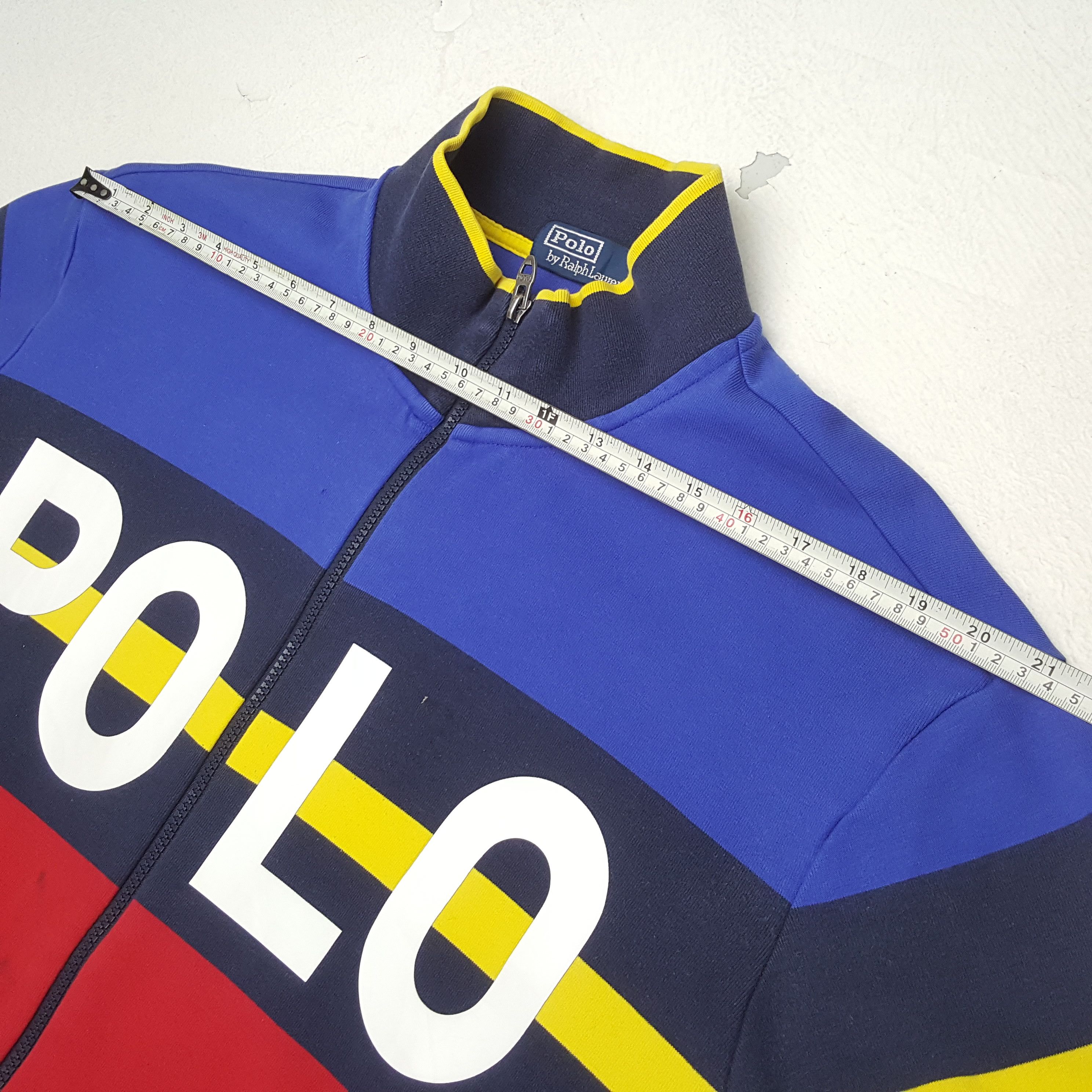 Polo Ralph Lauren × Vintage POLO by RALPH LAUREN Rare Design Fashion Sweater Jacket Size US XL / EU 56 / 4 - 4 Thumbnail