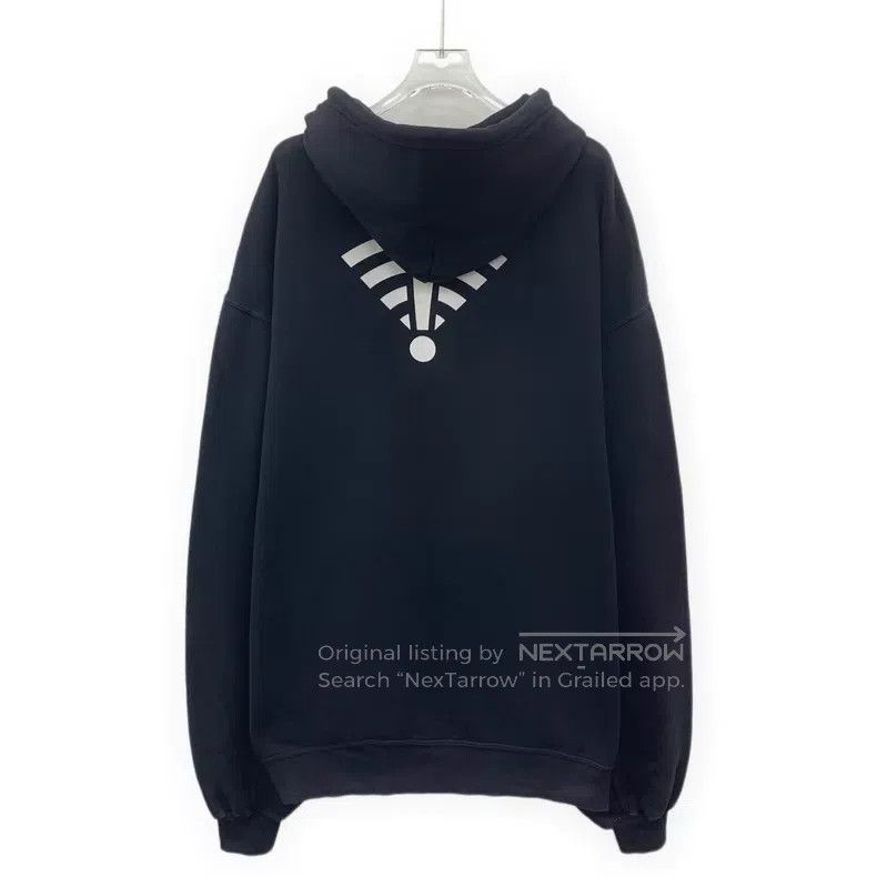 Balenciaga Balenciaga Black hooded sweatshirt Size US S / EU 44-46 / 1 - 2 Thumbnail