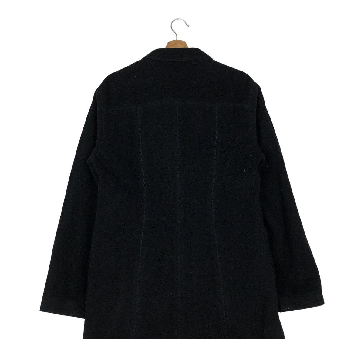 Japanese Brand VINTAGE WOOL LONG JACKET DOUBLE COLLAR 5351 POUR LES HOMMES Size US M / EU 48-50 / 2 - 10 Thumbnail