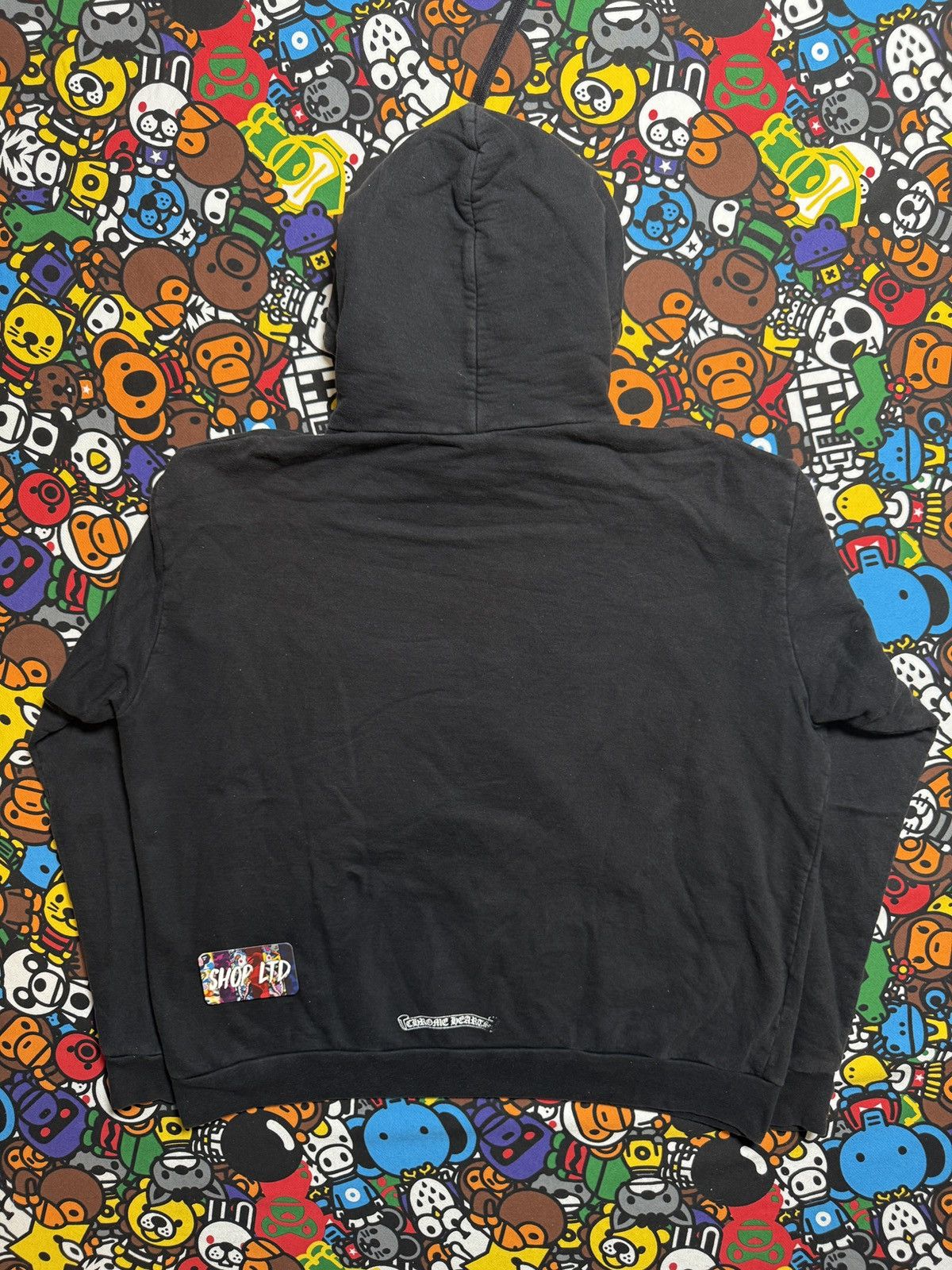 Chrome Hearts Chrome Hearts Black Vertical Script Pullover Hoodie Size US M / EU 48-50 / 2 - 12 Thumbnail