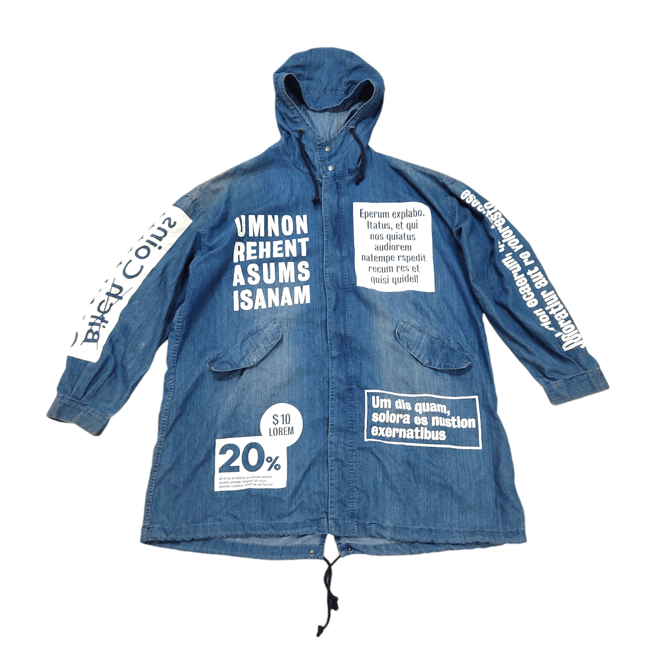 Japanese Brand × Punk and Yo Big Silhouette Mod Coat Fishtail Parka Raf Simons Inspired Size US L / EU 52-54 / 3 - 7 Thumbnail