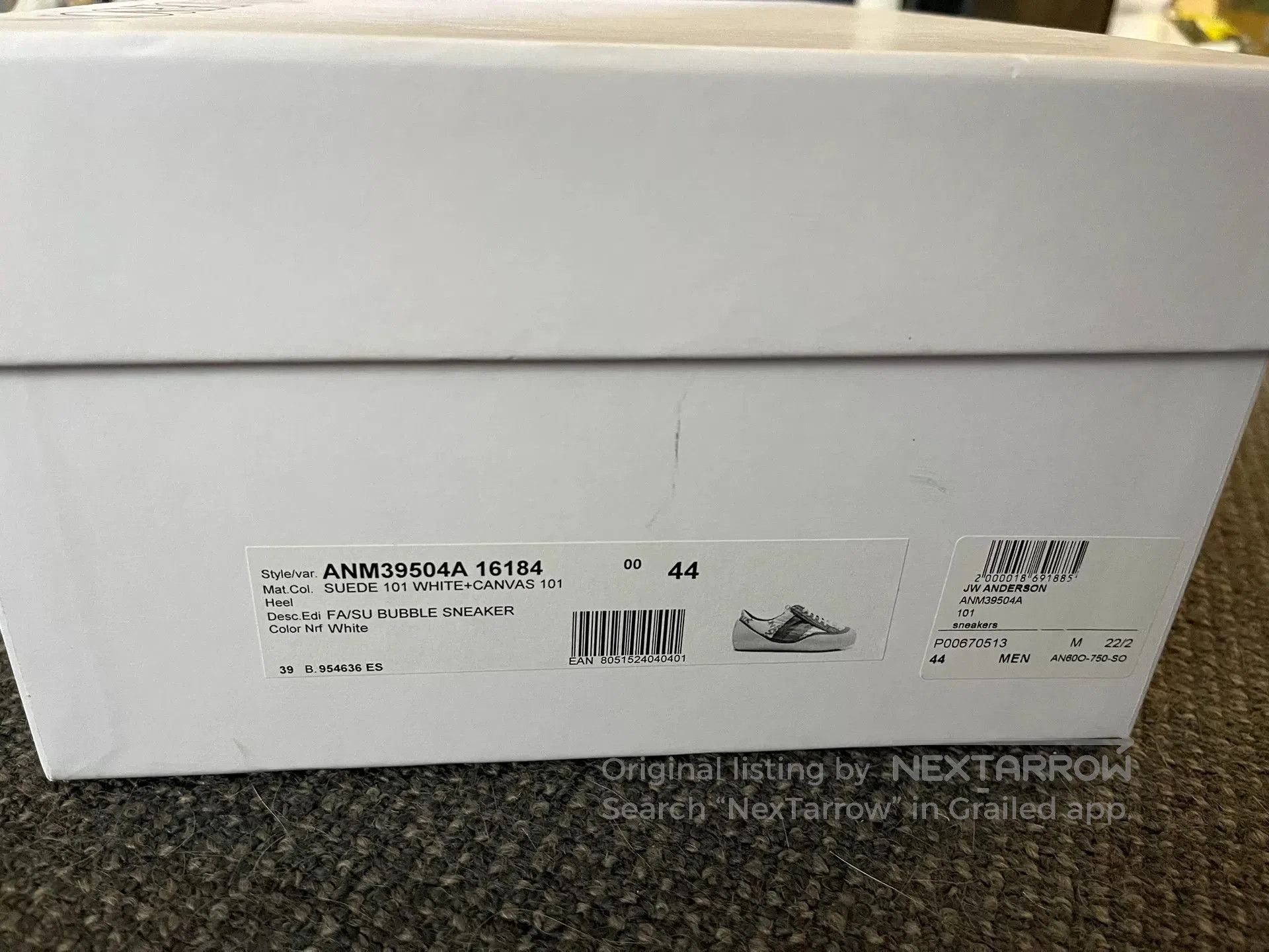 JW Anderson JW Anderson Logo Print Canvas Skate Shoes. Size US 10 / EU 43 - 5 Thumbnail