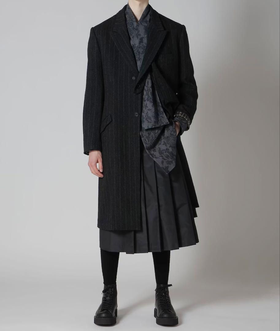 Yohji Yamamoto Yohji Yamamoto PourHomme 24-25AW LOOK5 striped coat Size US M / EU 48-50 / 2 - 5 Thumbnail