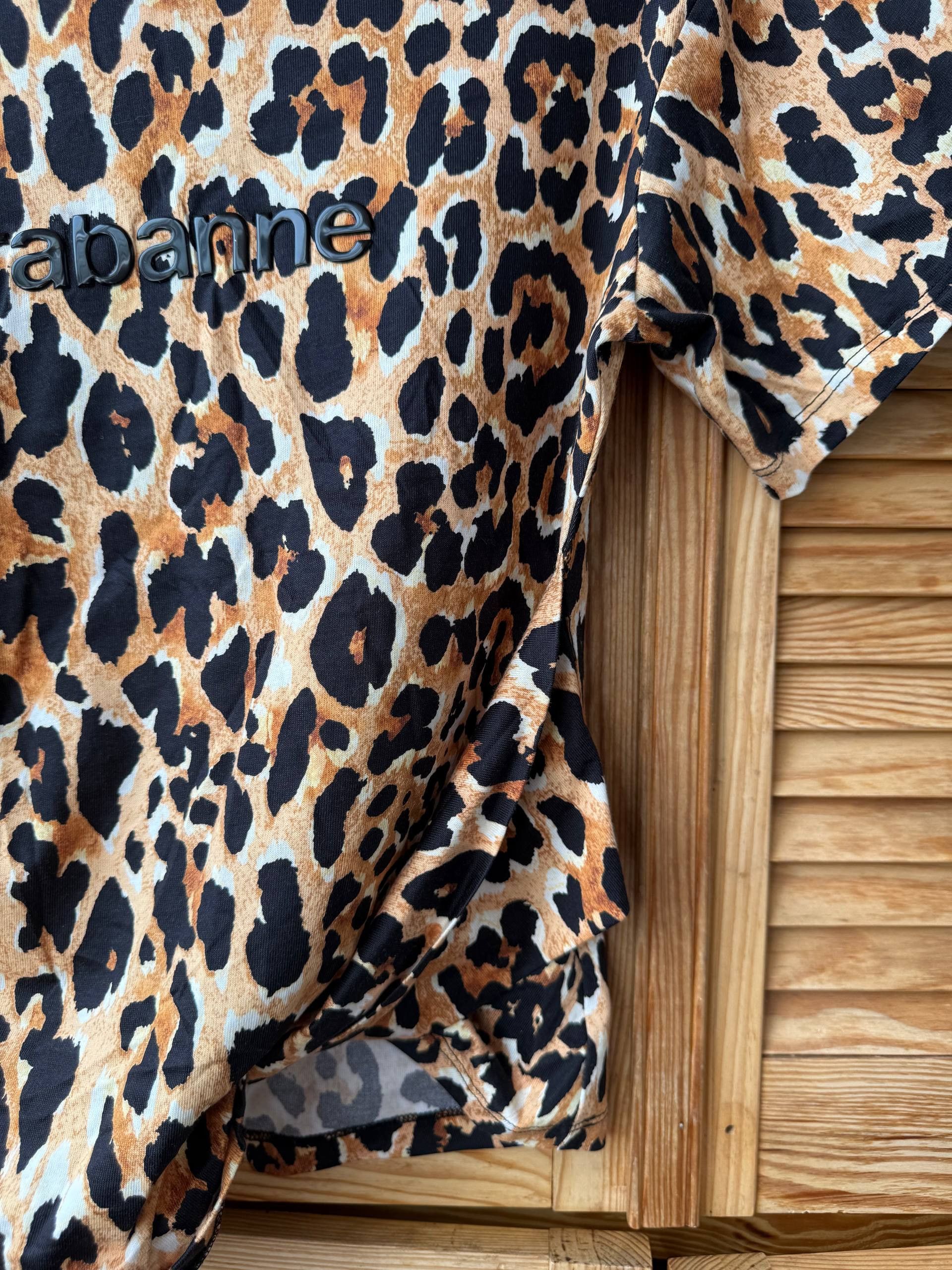 H&M Paco Rabanne H&M Leopard Print T-Shir Size XS / US 0-2 / IT 36-38 - 2 Thumbnail
