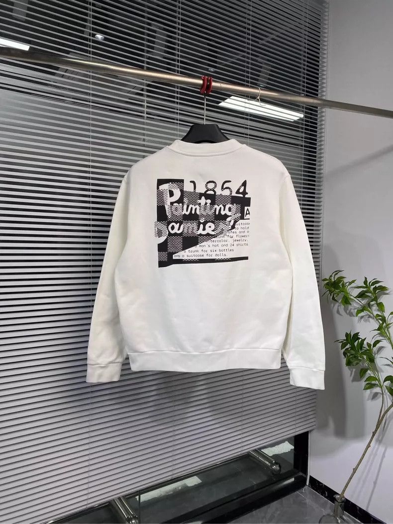 Louis Vuitton LOUIS VUITTON Graffiti letters embroidered logo long sleeve Size US XL / EU 56 / 4 - 2 Thumbnail